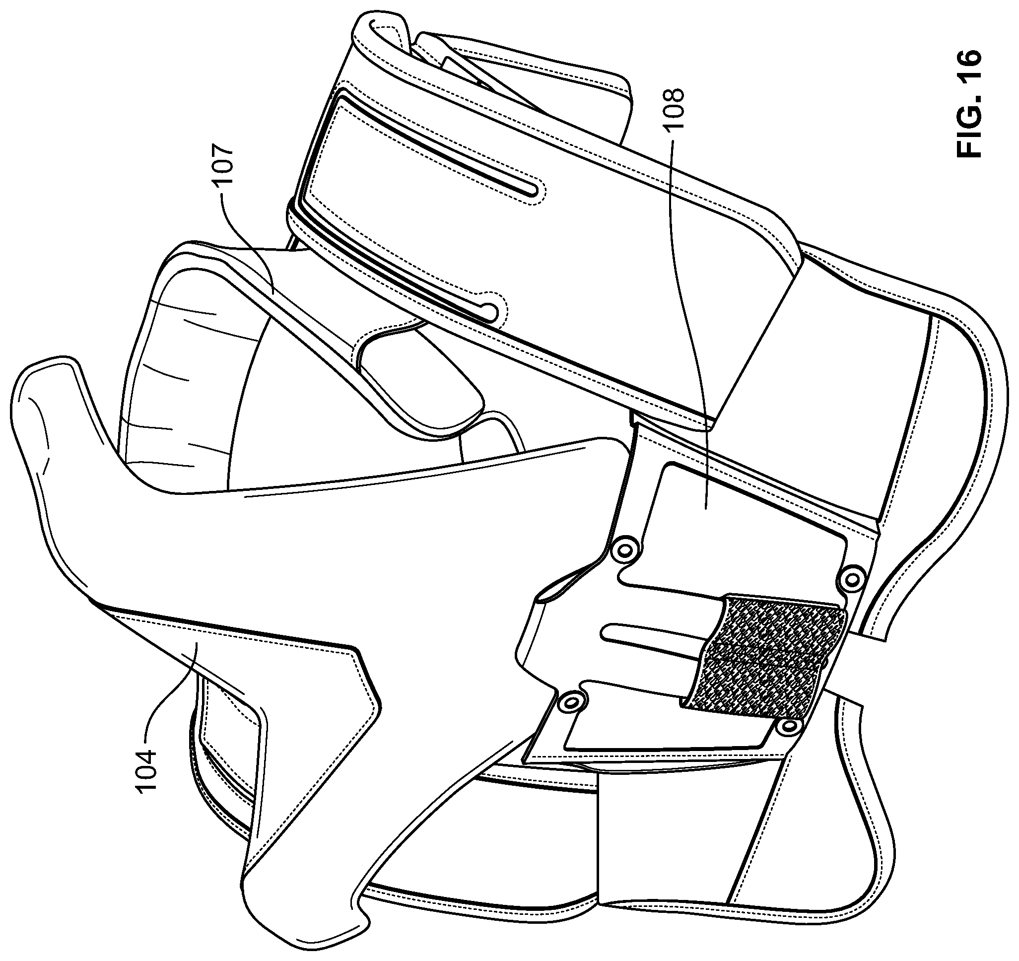 Patent US12313380 Figure 16 – Protective mantel and accessory hub