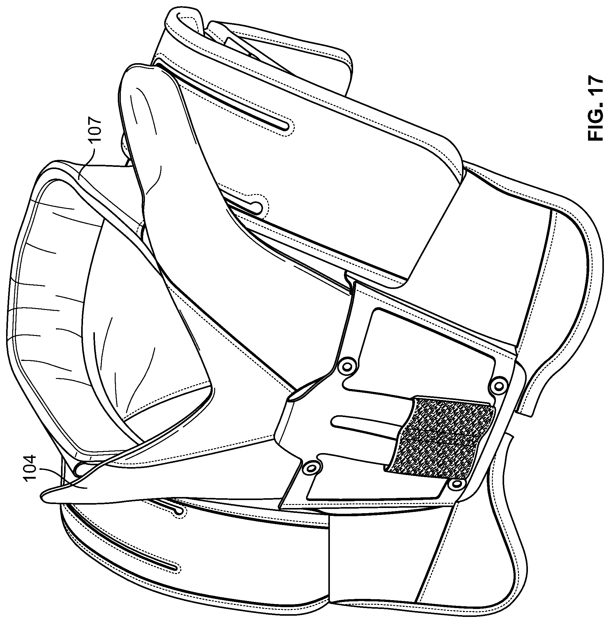 Patent US12313380 Figure 17 – Protective mantel and accessory hub