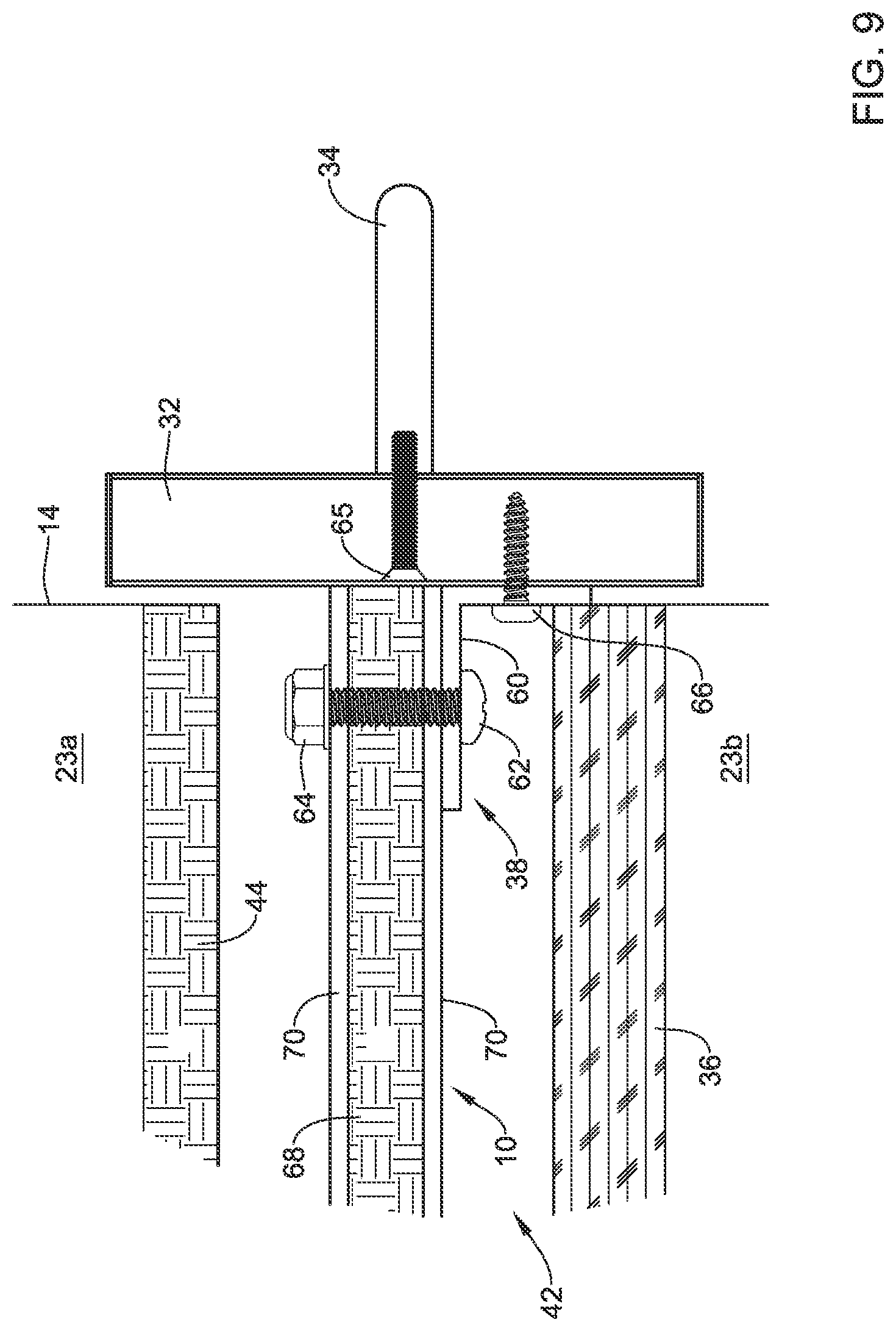 Patent US12313382 Figure 9 – Ballistic resistant wall structures