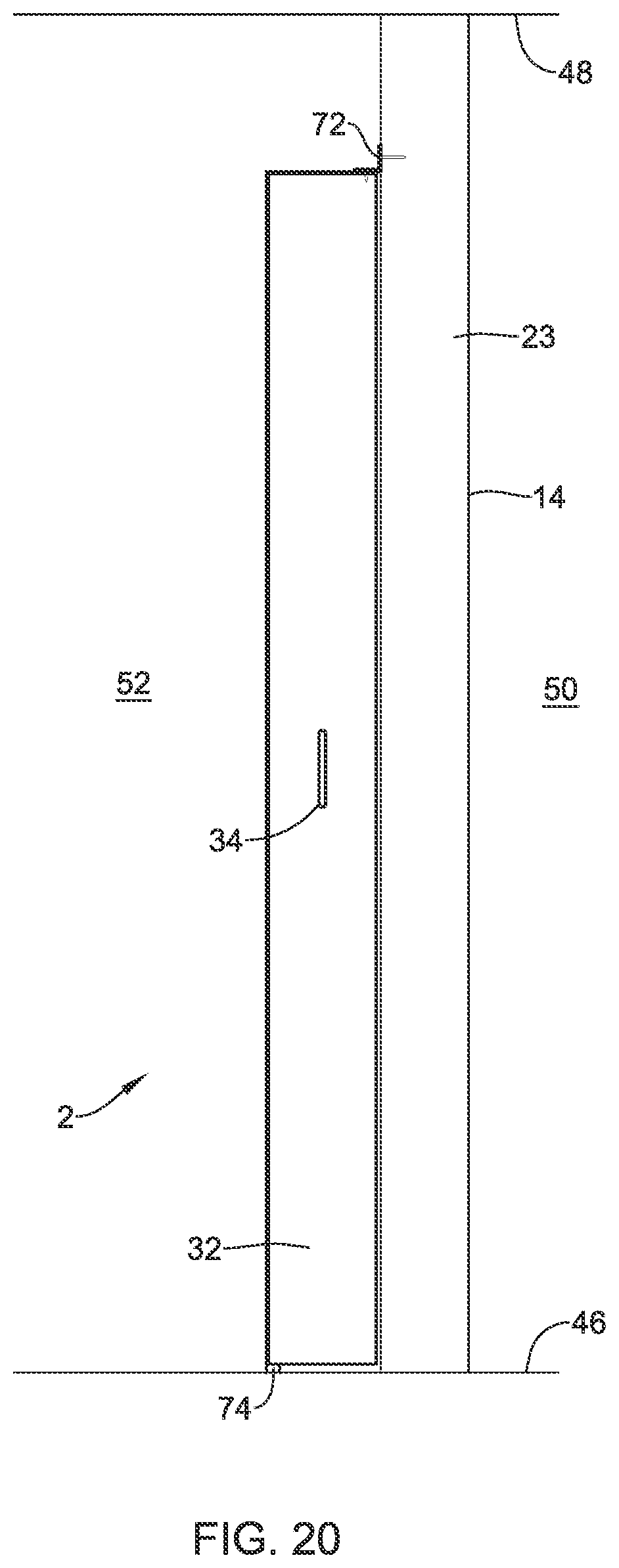 Patent US12313382 Figure 19 – Ballistic resistant wall structures