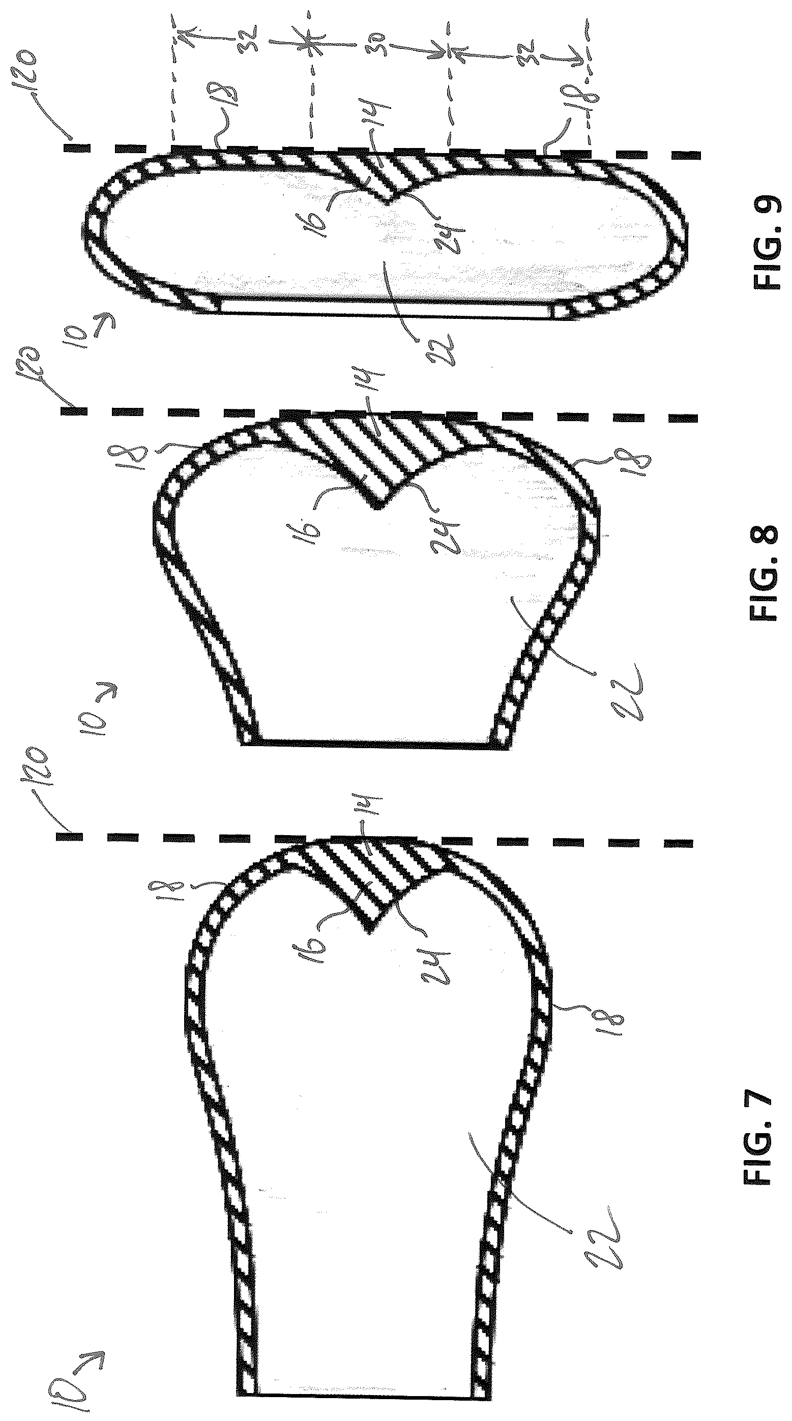 Patent US12313384 Figure 4 – Less-lethal projectiles and cartridges
