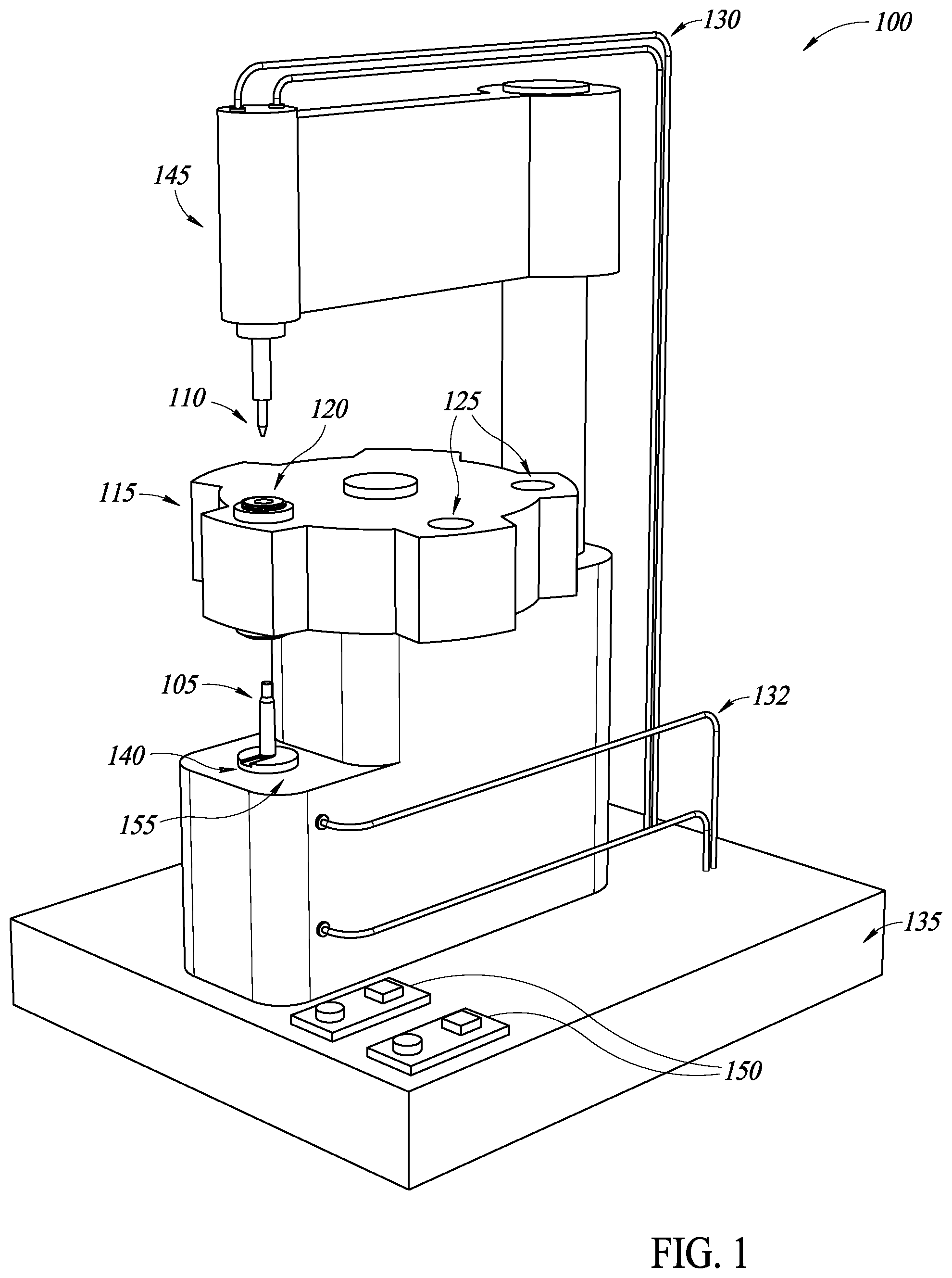 Patent US12313386 Figure 1 – Modifying a projectile casing