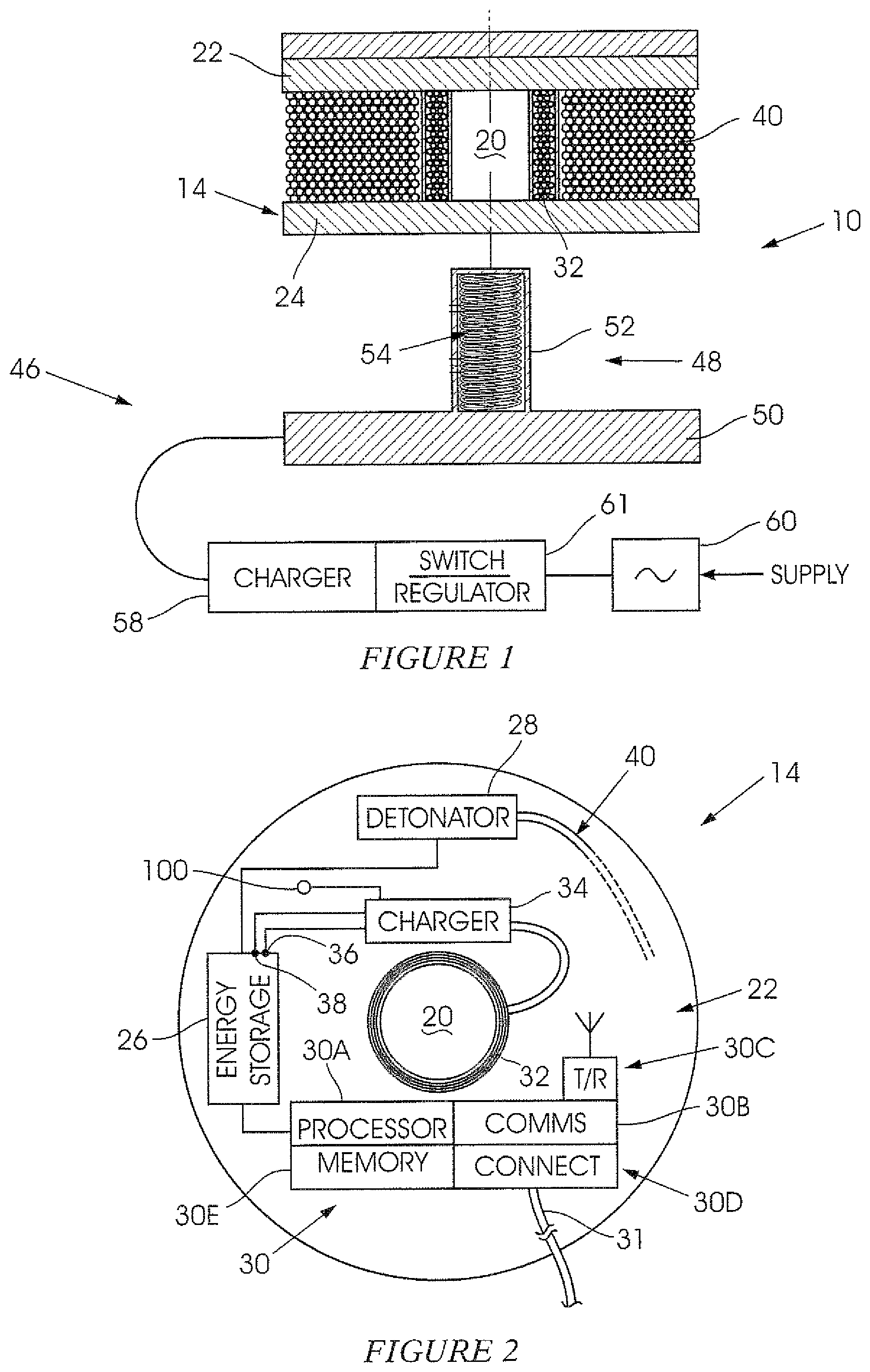 Patent US12313390 Figure 1 – Deployment of a detonator assembly