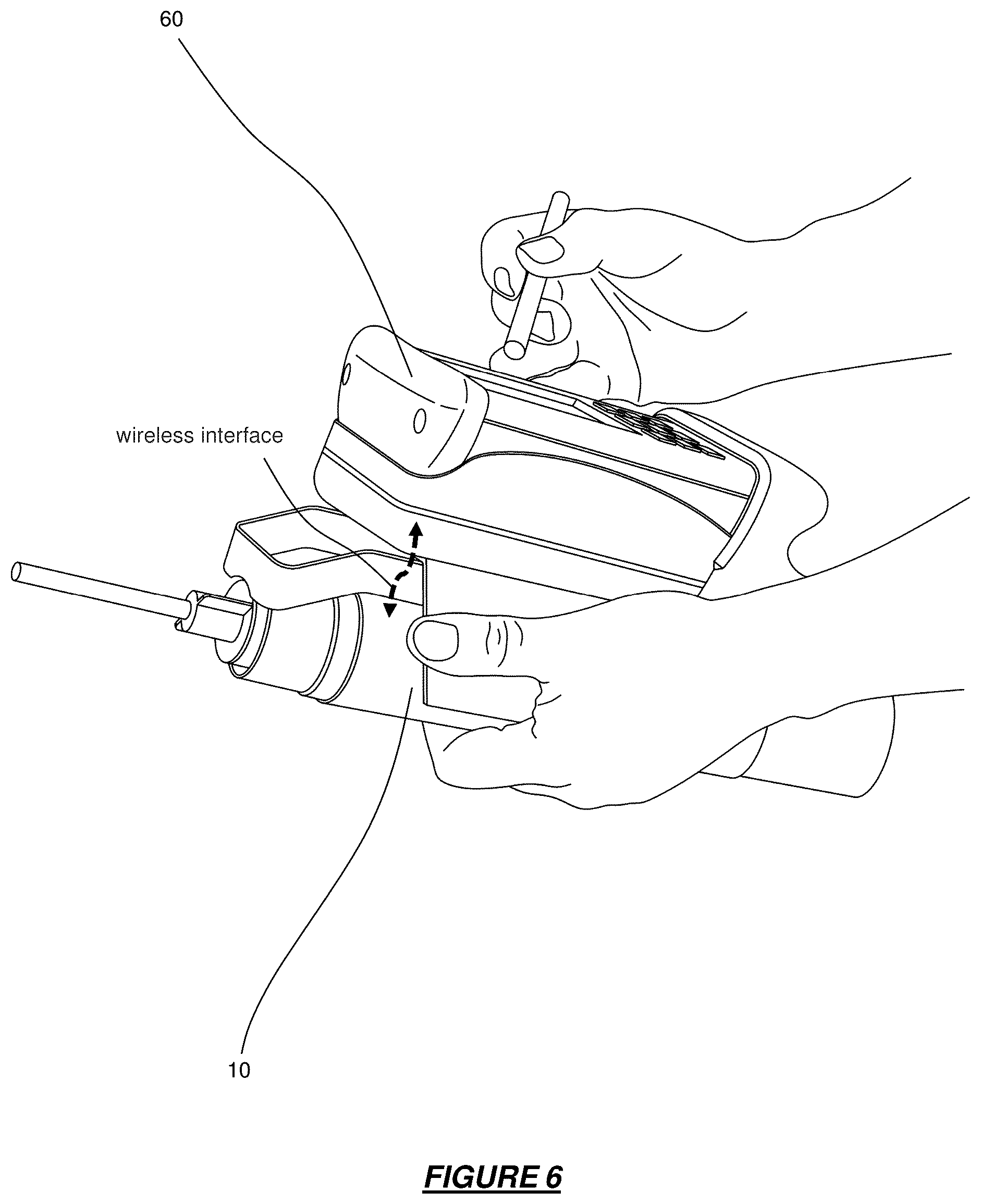 Patent US12313391 Figure 5 – Wireless initiation device