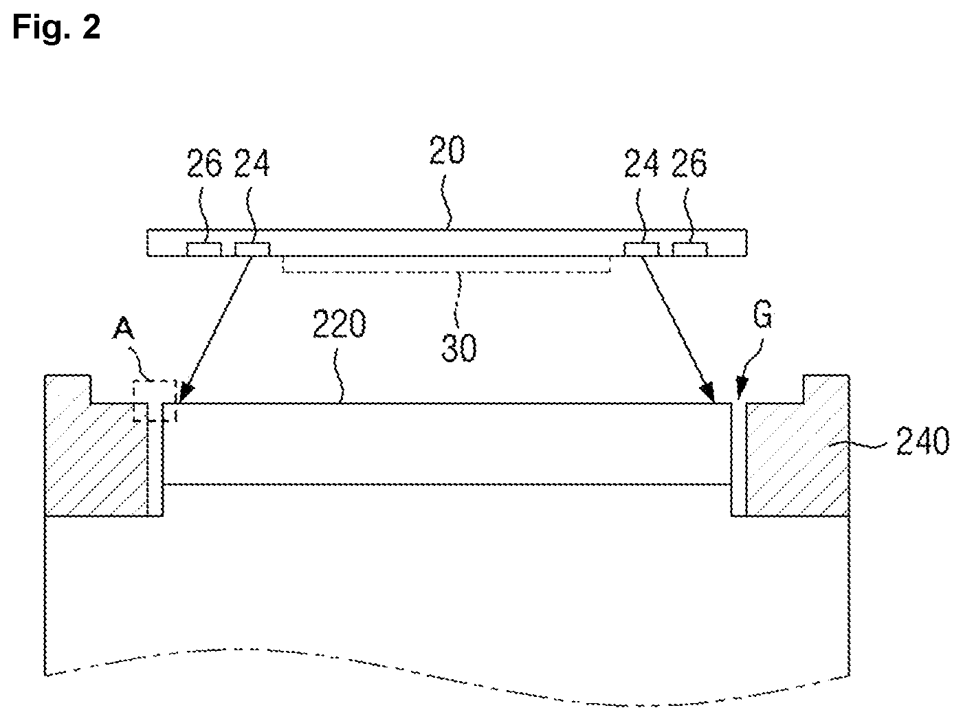 Patent US12313392 Figure 2 – Apparatus and method for measuring the gap