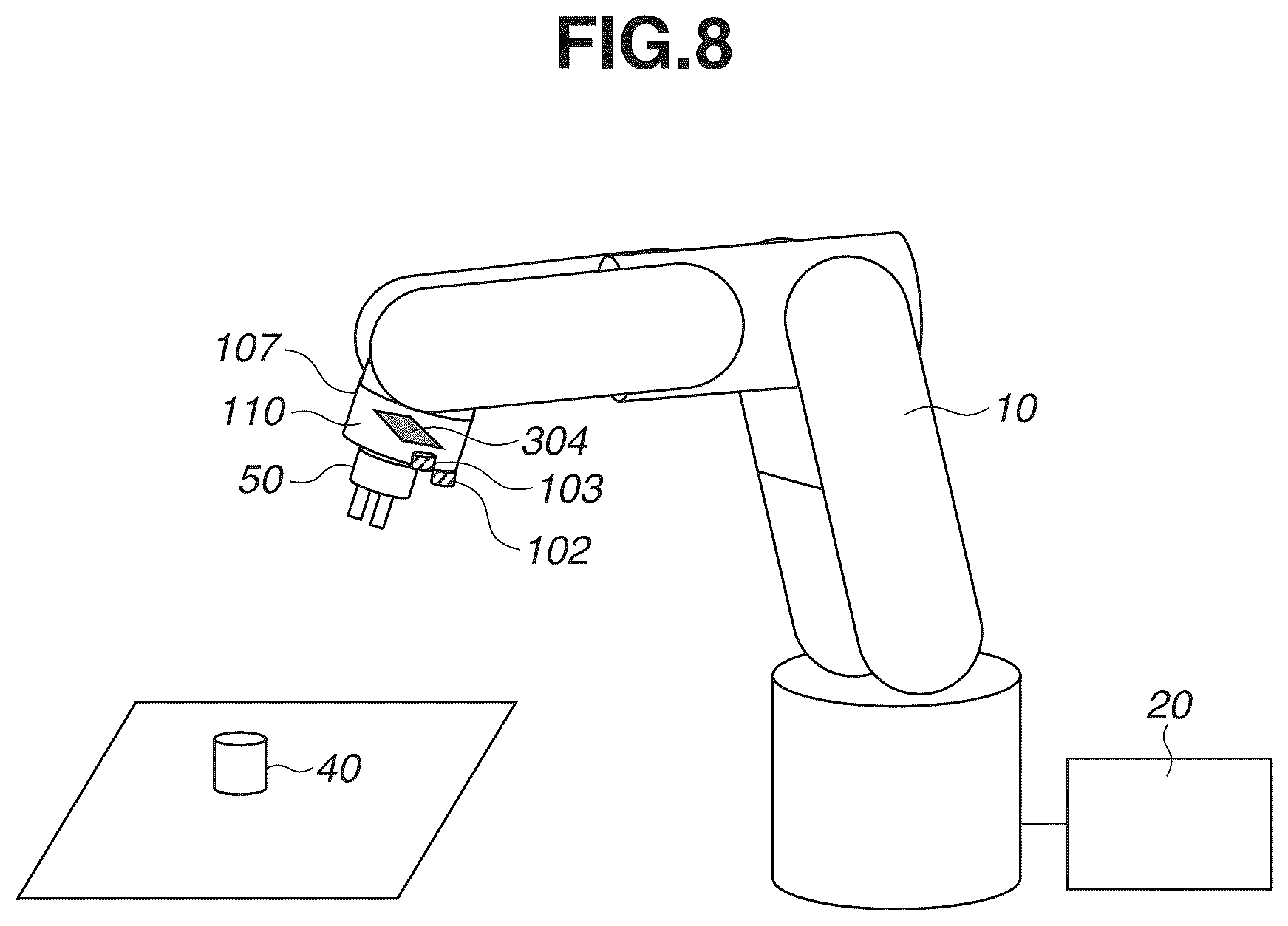 Patent US12313399 Figure 8 – Three-dimensional measurement apparatus, system, and production method