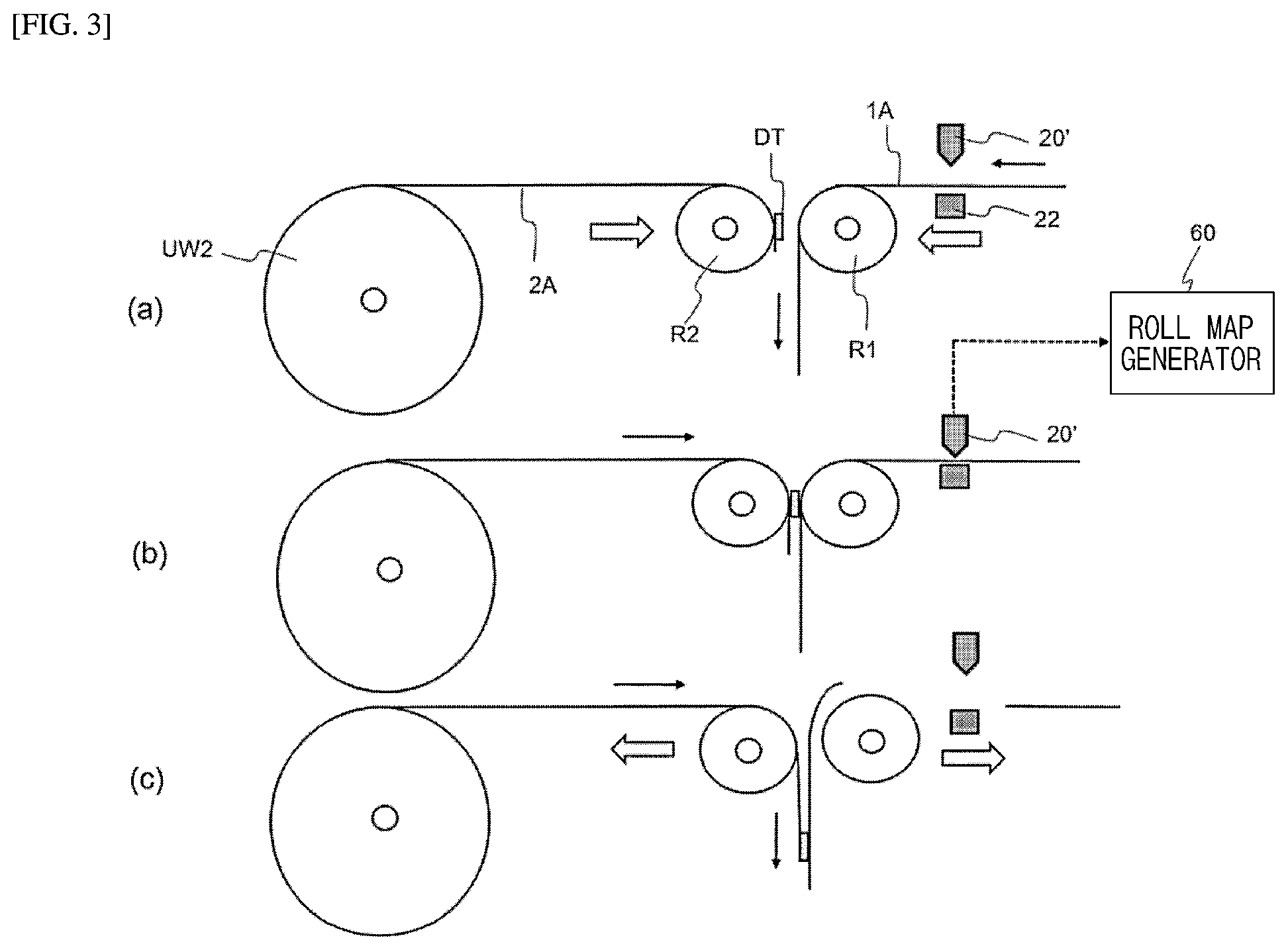 Patent US12313400 Figure 3 – Roll map generating device for merge-wound electrode