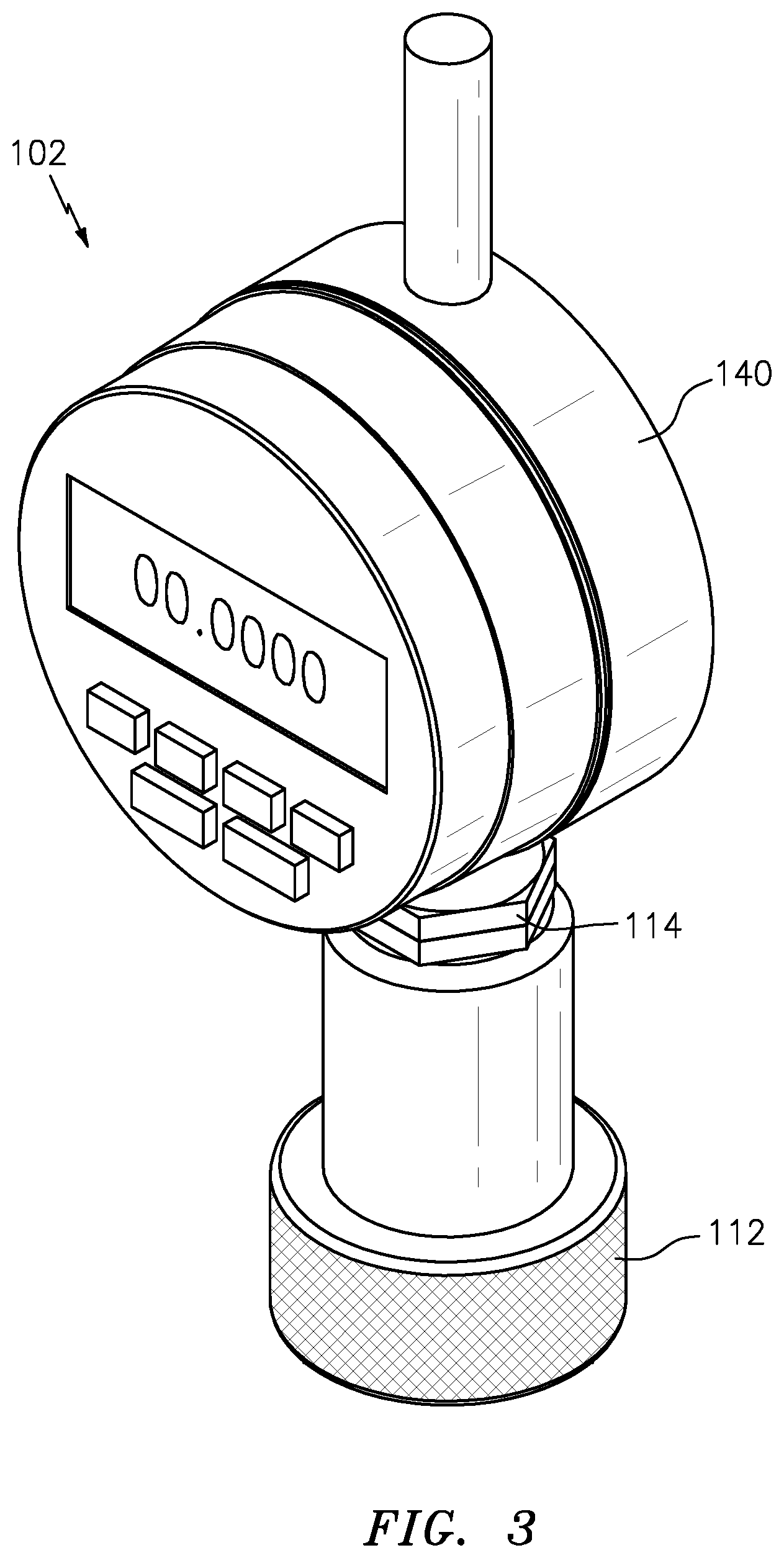 Patent US12313401 Figure 2 – Chamfer gage with interchangeable anvils