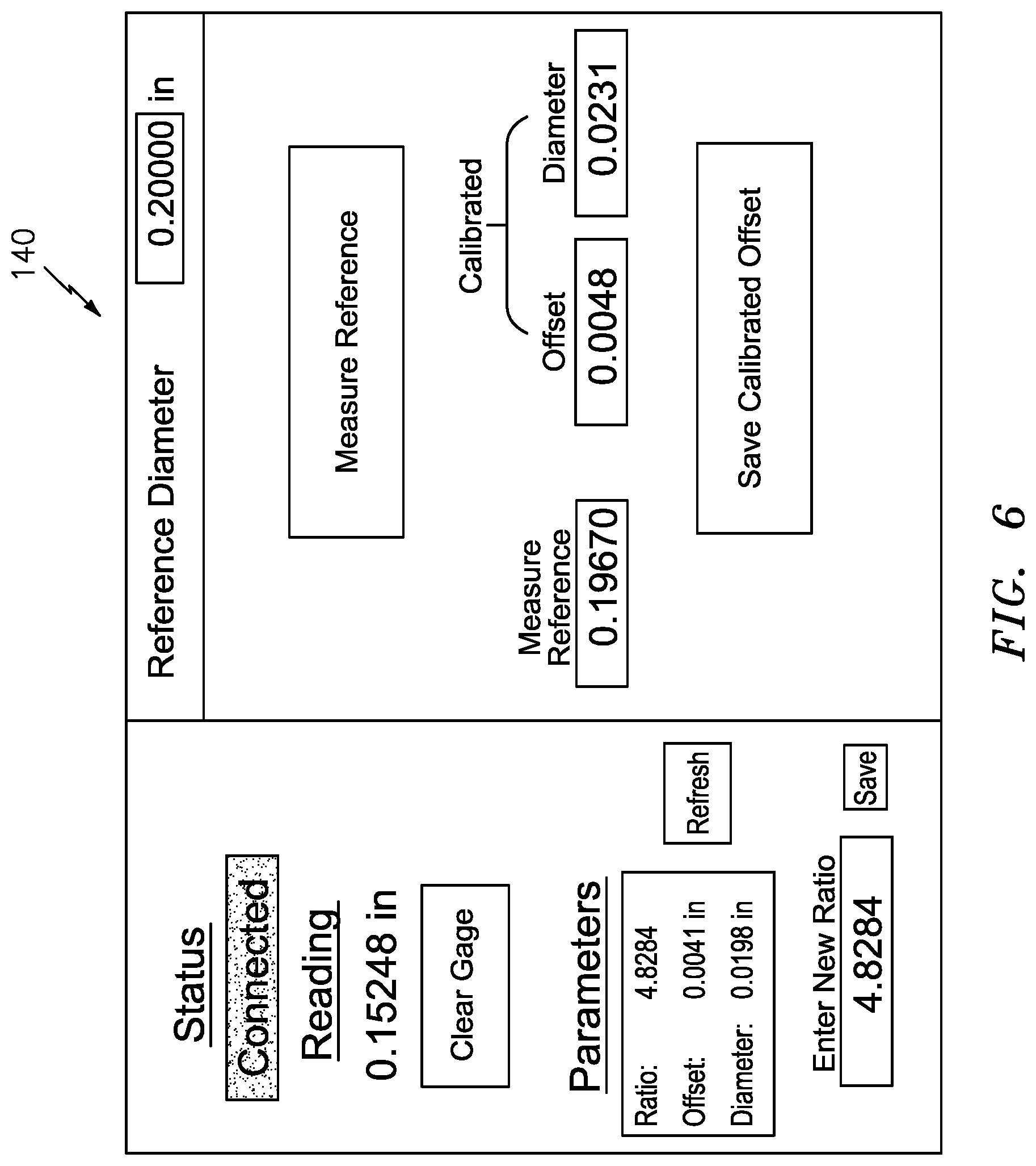 Patent US12313401 Figure 5 – Chamfer gage with interchangeable anvils