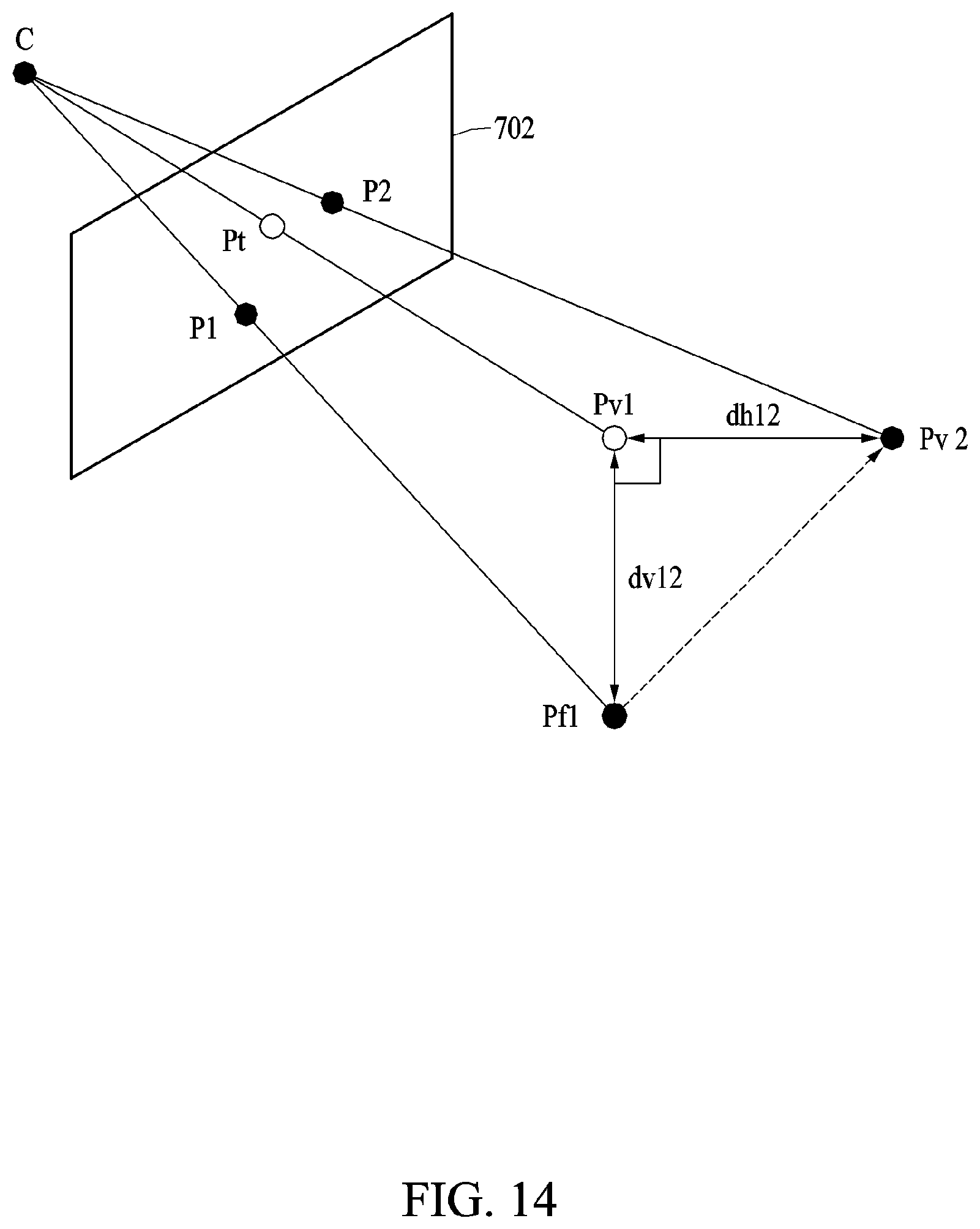 Patent US12313404 Figure 14 – Method and apparatus for calculating actual distance between coordinates in image