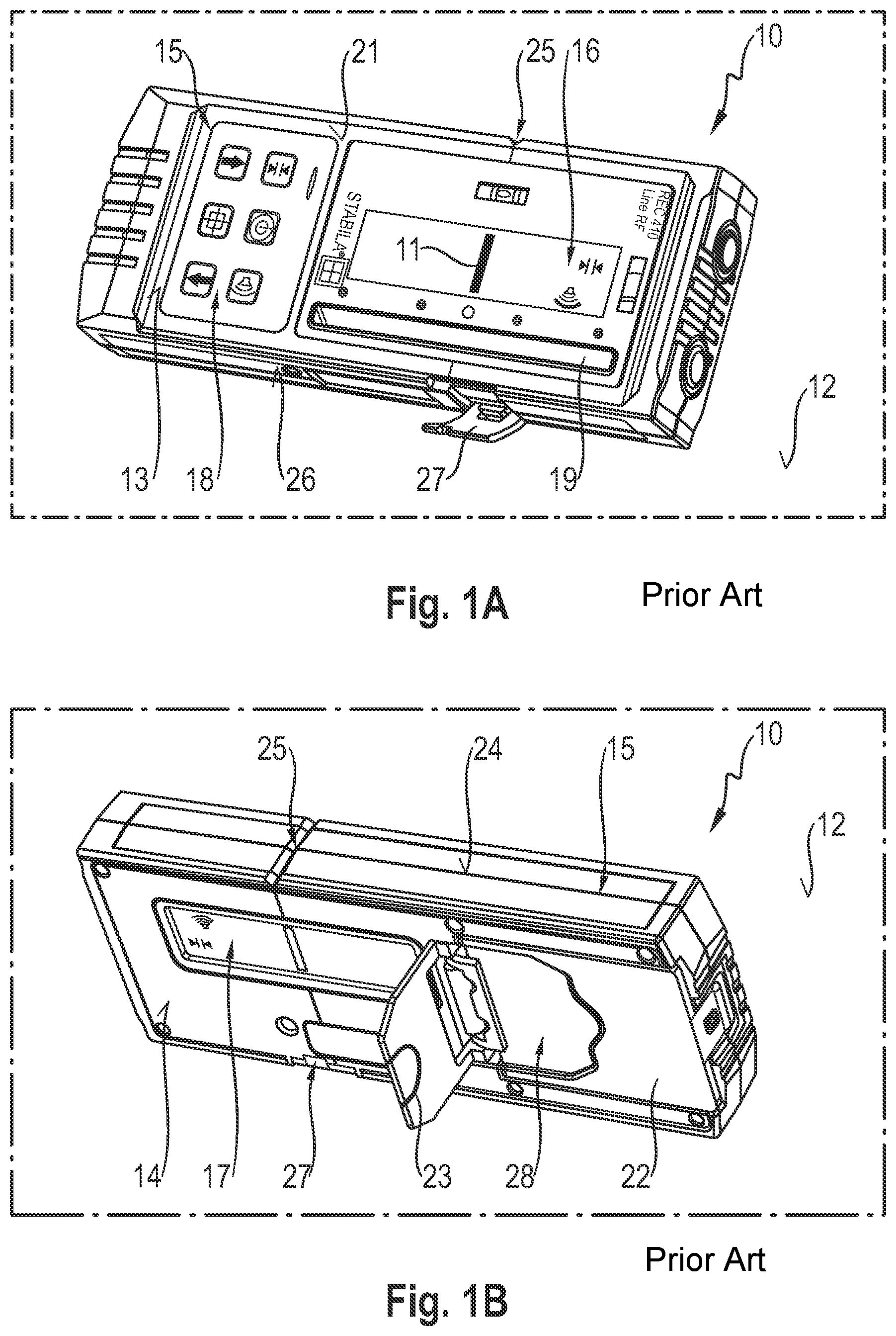 Patent US12313405 Figure 1 – Accessory for a laser receiver for transferring a laser line