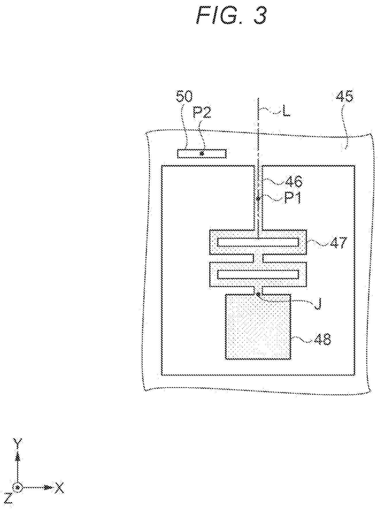 Patent US12313407 Figure 3 – Gyro sensor, electronic device, and vehicle