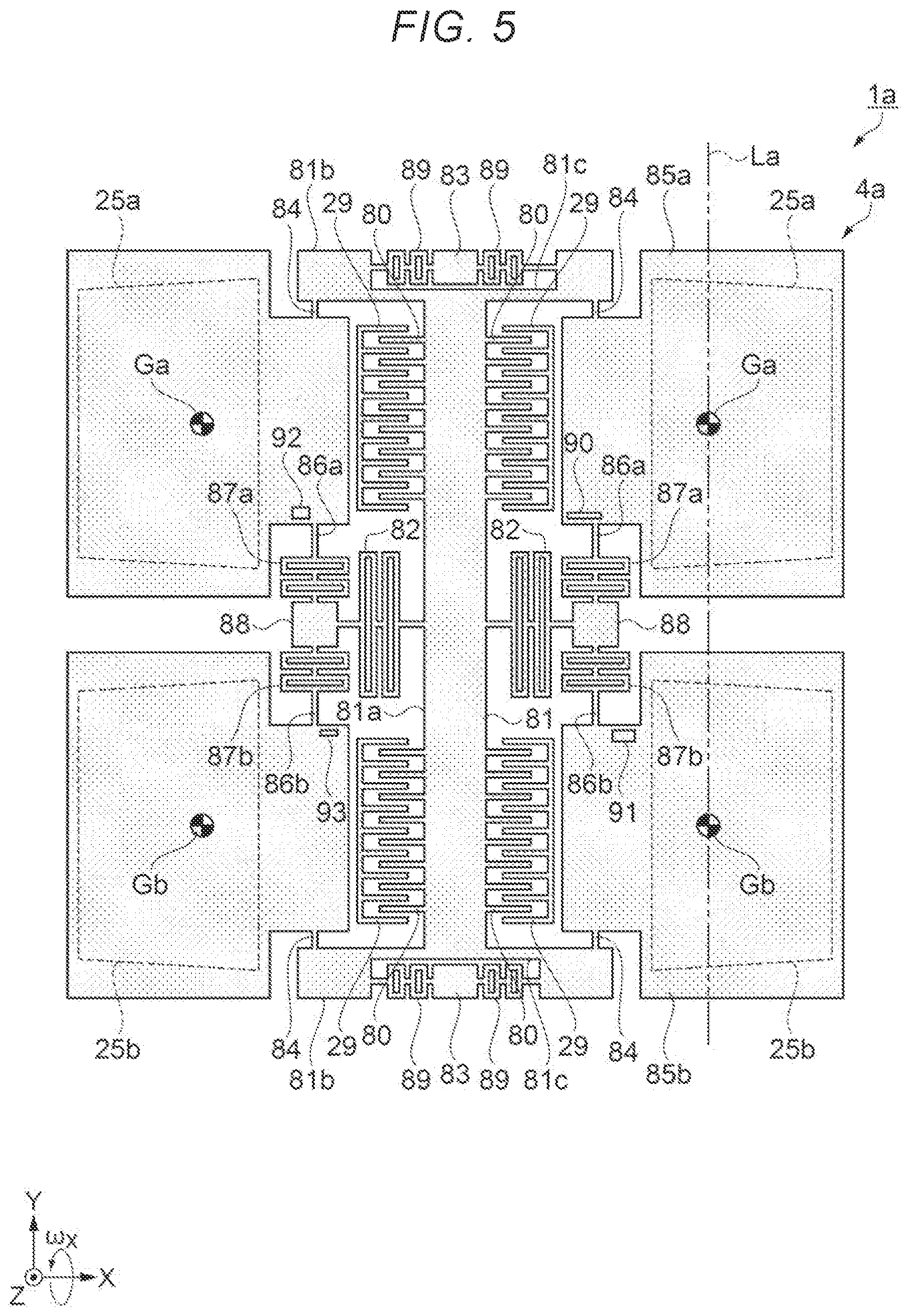 Patent US12313407 Figure 5 – Gyro sensor, electronic device, and vehicle