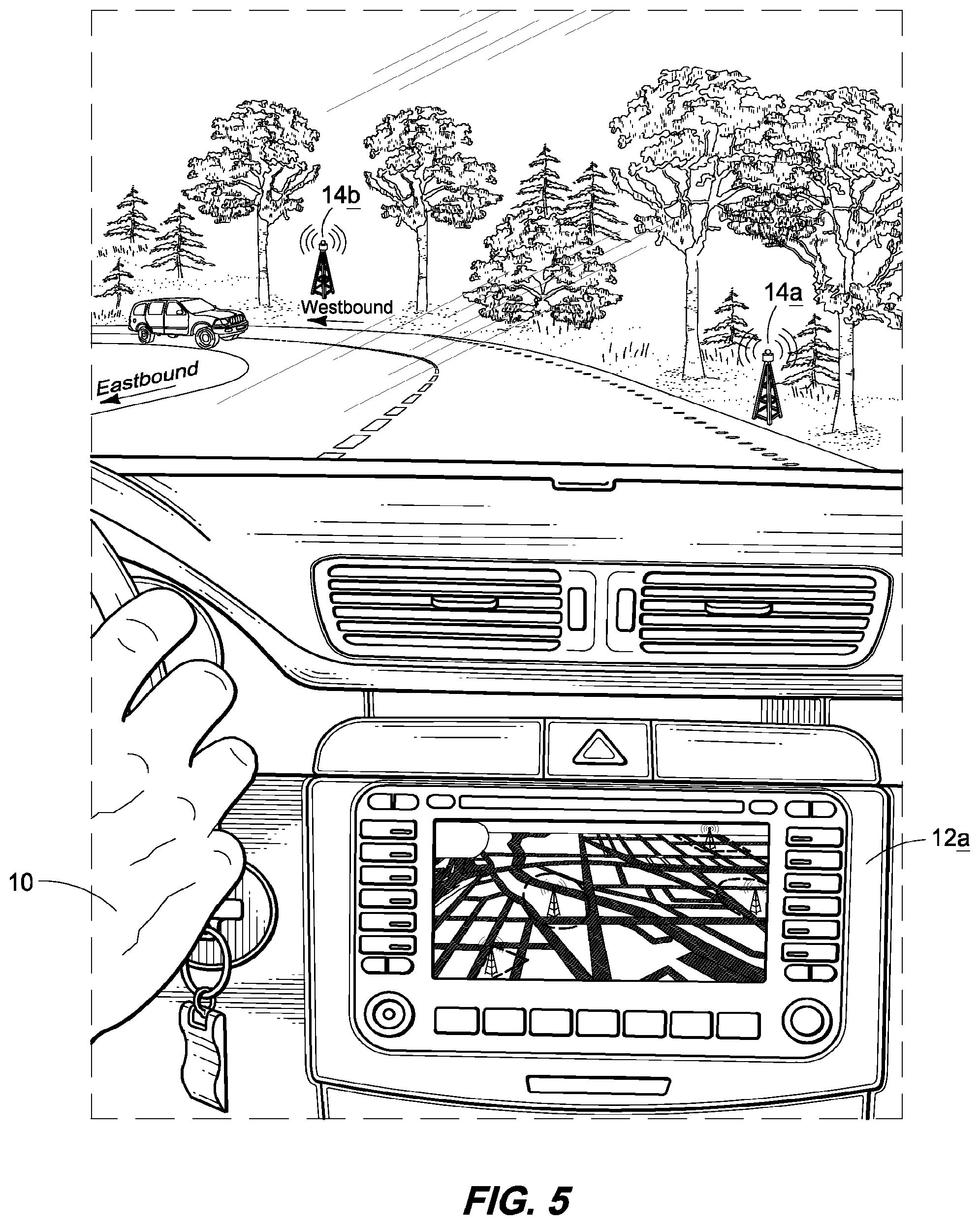 Patent US12313423 Figure 5 – Dynamic localized media systems and methods
