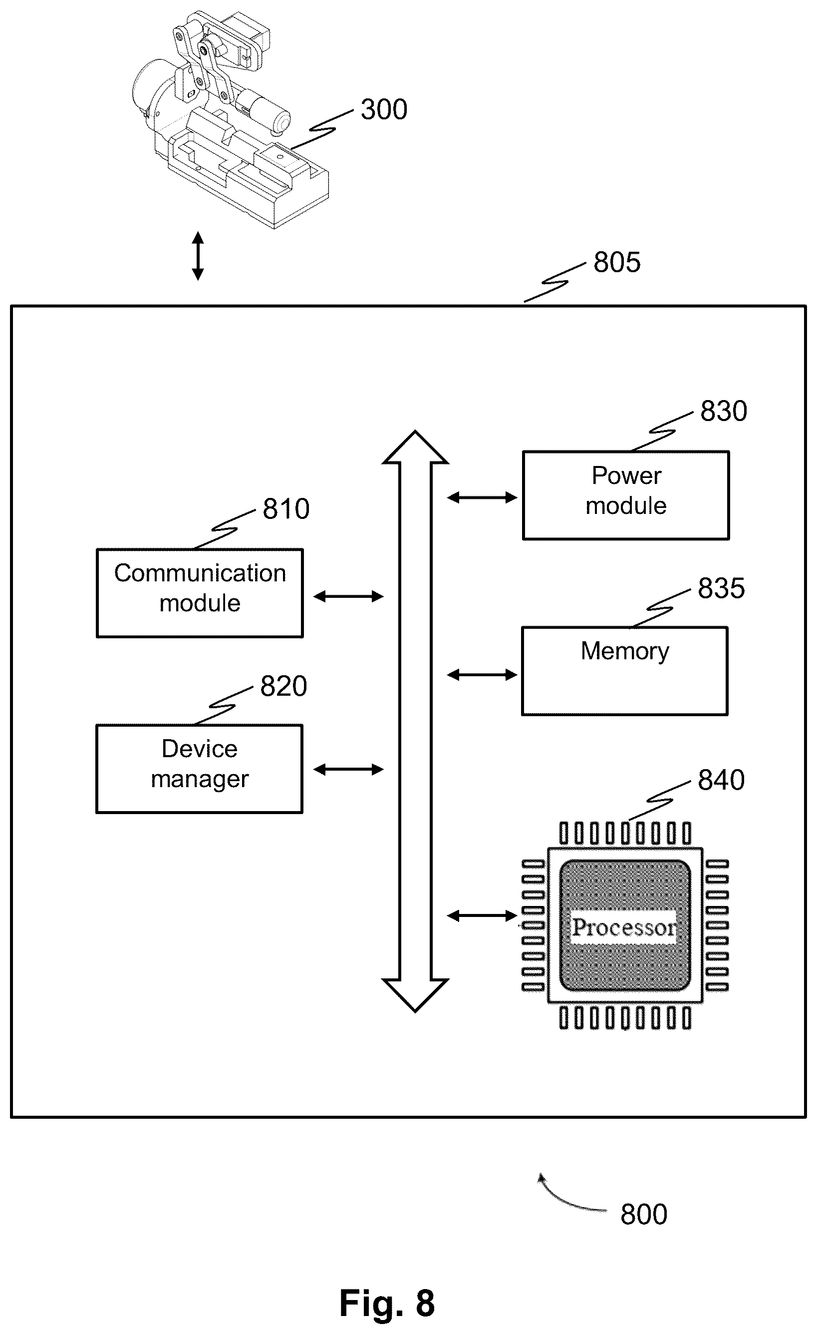 Patent US12313429 Figure 10 – Device for measurements for a wearable device sensor