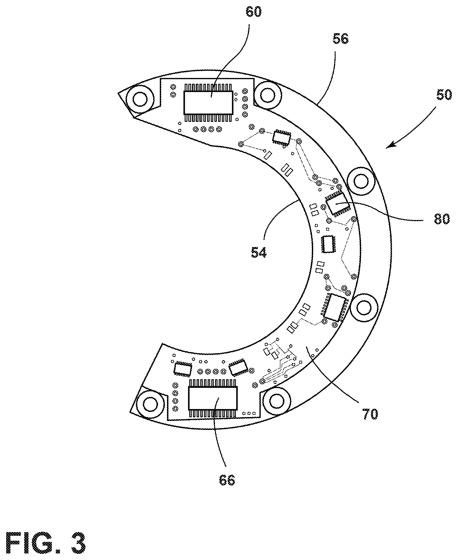 Patent US12313430 Figure 2 – Position sensor system using equidistantly spaced magnetic sensor arrays