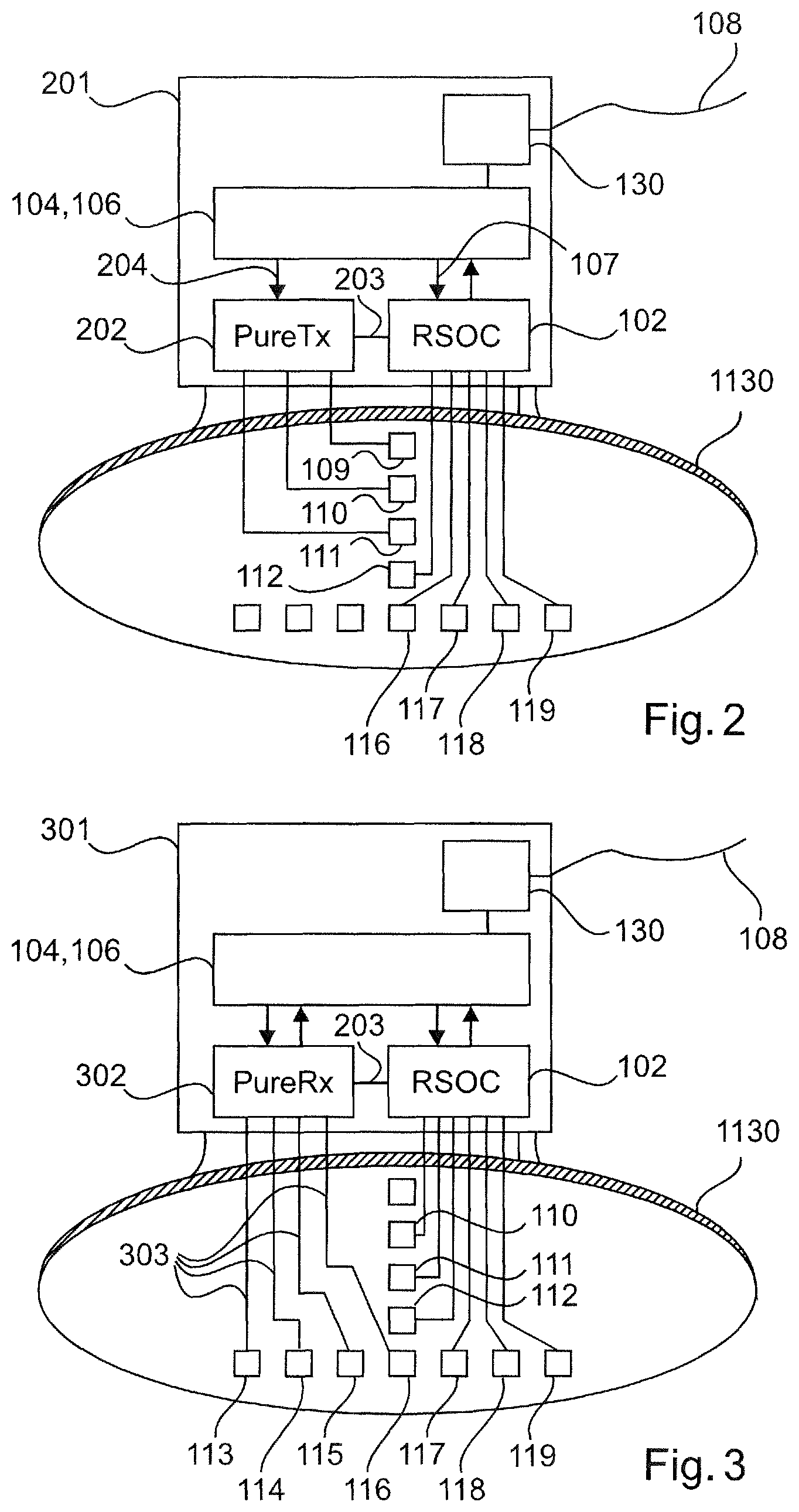 Patent US12313438 Figure 2 – Radar fill level measurement device with a radar system-on-chip