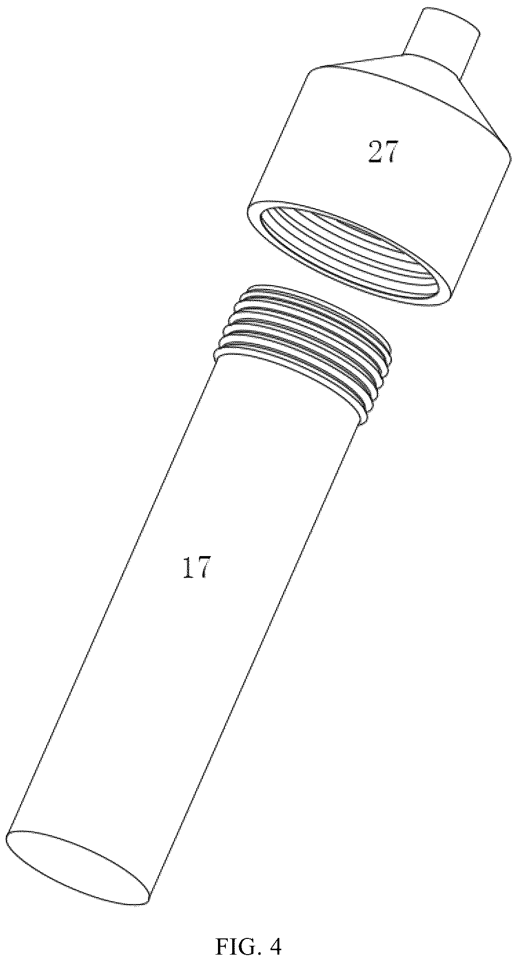 Patent US12313440 Figure 4 – High-precision automatic weighing device for powder samples