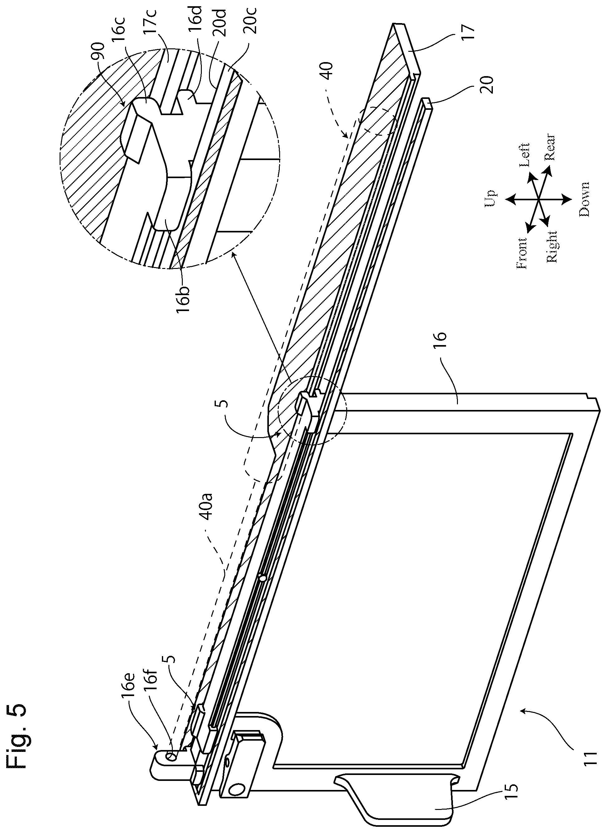 Patent US12313446 Figure 5 – Windshield for defining a weighing chamber of a balance