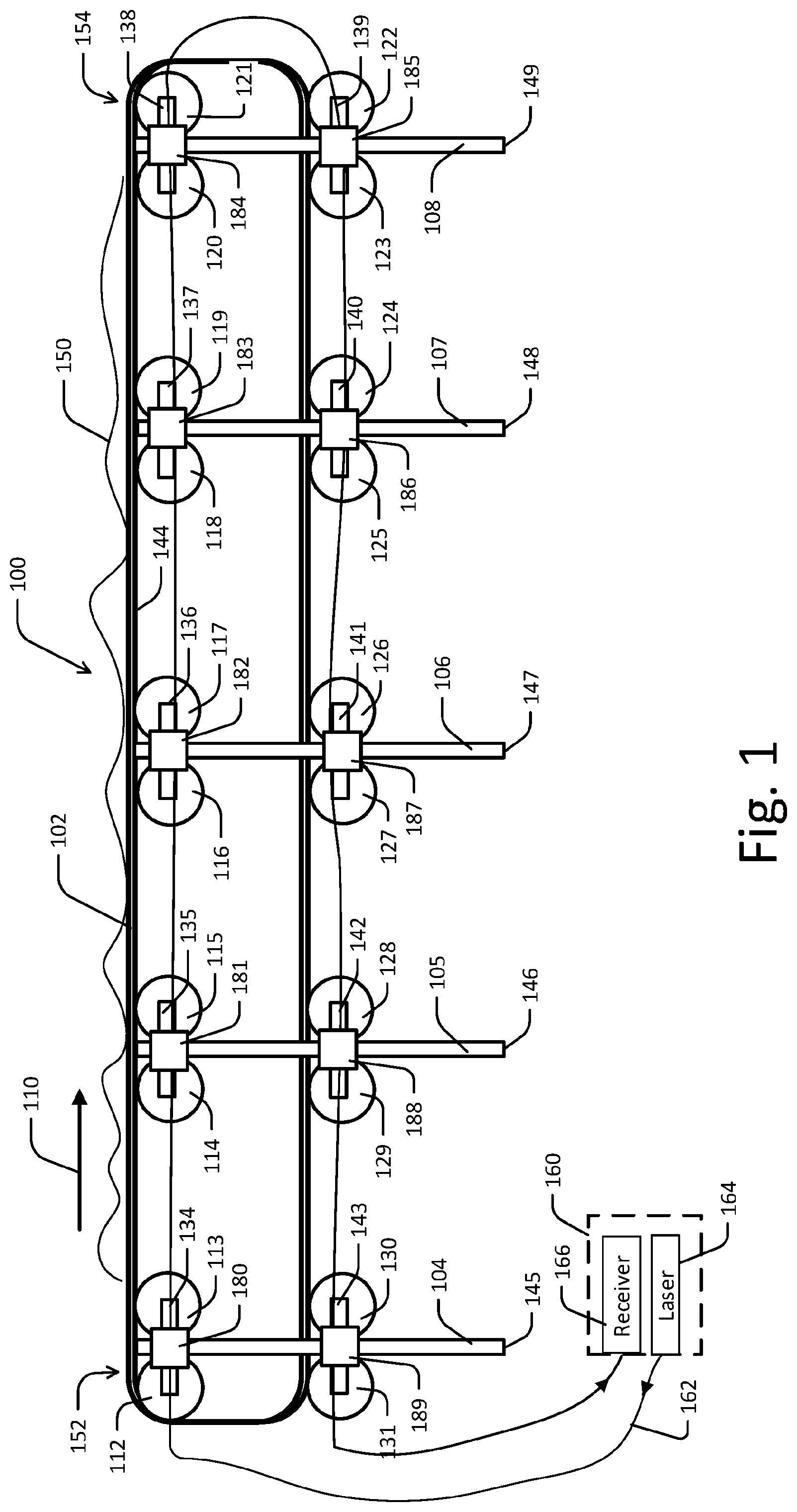 Patent US12313450 — Mounting structure for a vibration sensing system — Figure 1