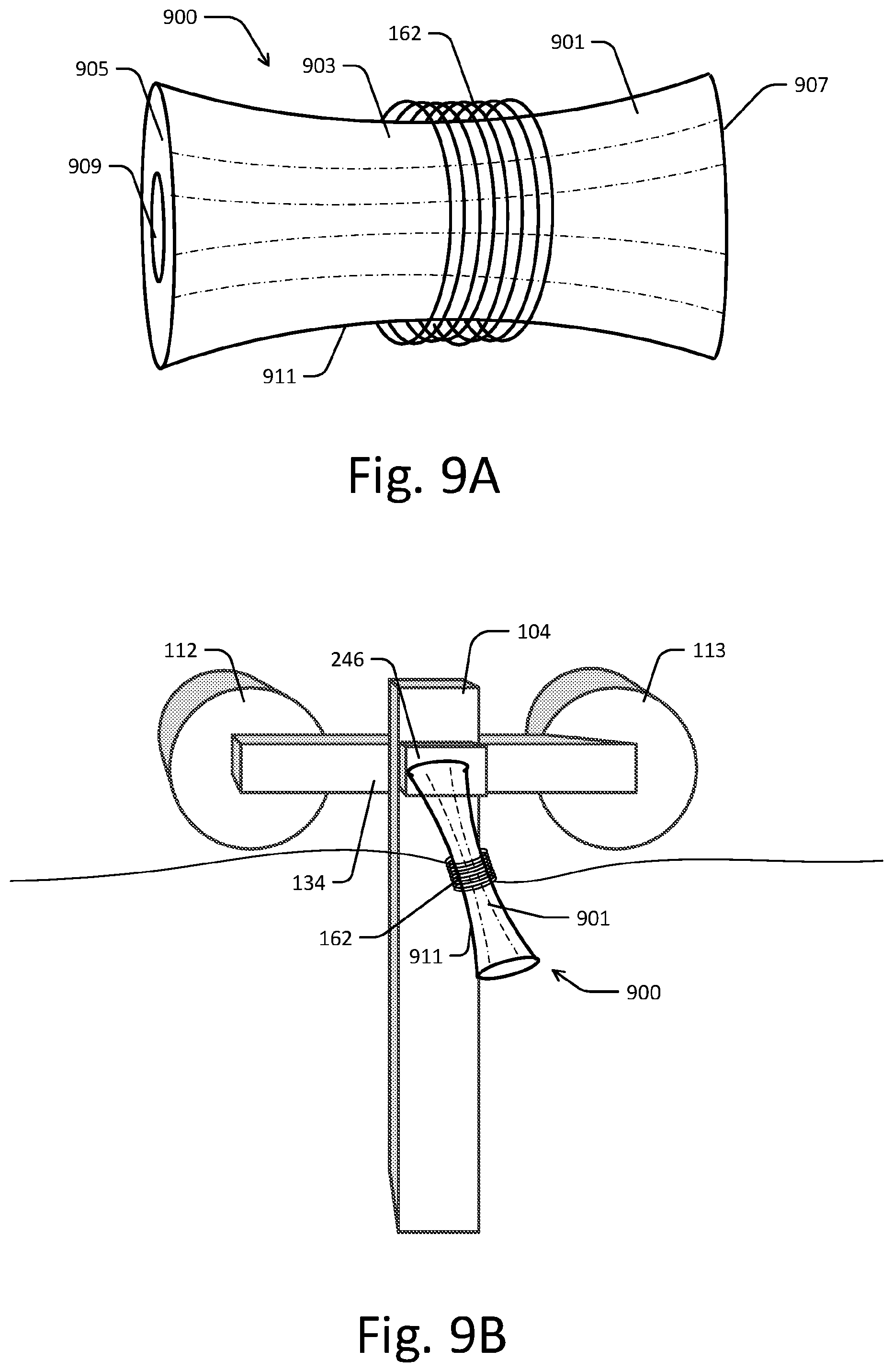 Patent US12313450 Figure 9 – Mounting structure for a vibration sensing system