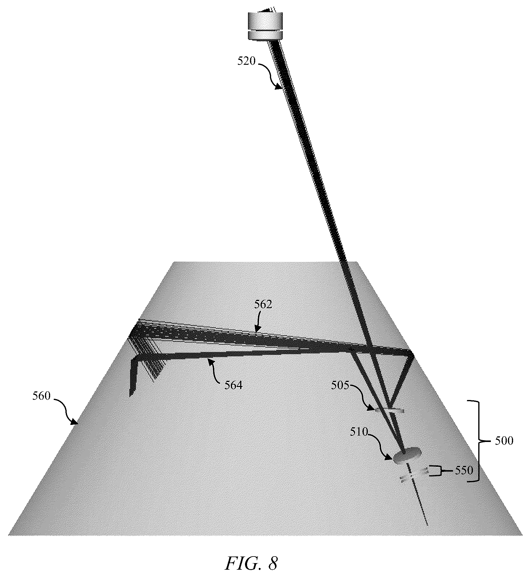 Patent US12313454 Figure 8 – System and method for profiling a laser beam over a galvanometer scan field
