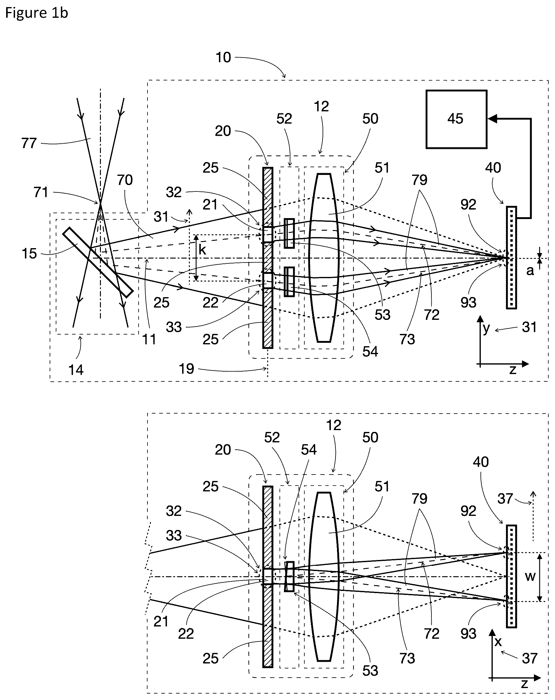Patent US12313455 Figure 2 – Device and method for determining a focal point