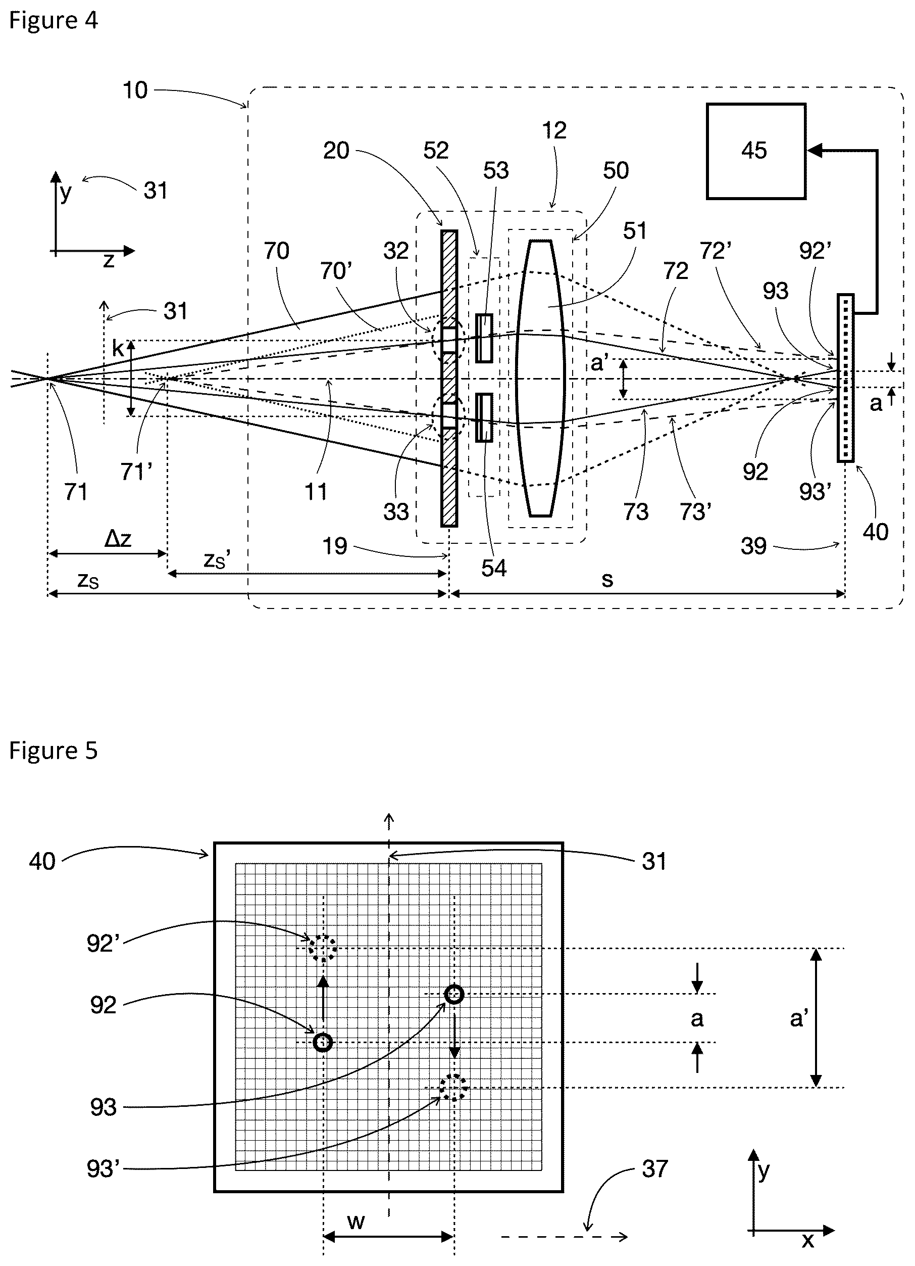 Patent US12313455 Figure 4 – Device and method for determining a focal point