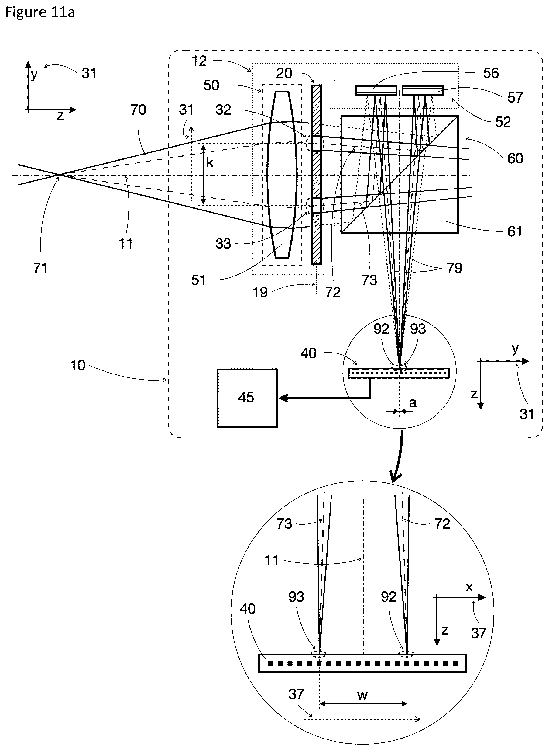 Patent US12313455 Figure 9 – Device and method for determining a focal point