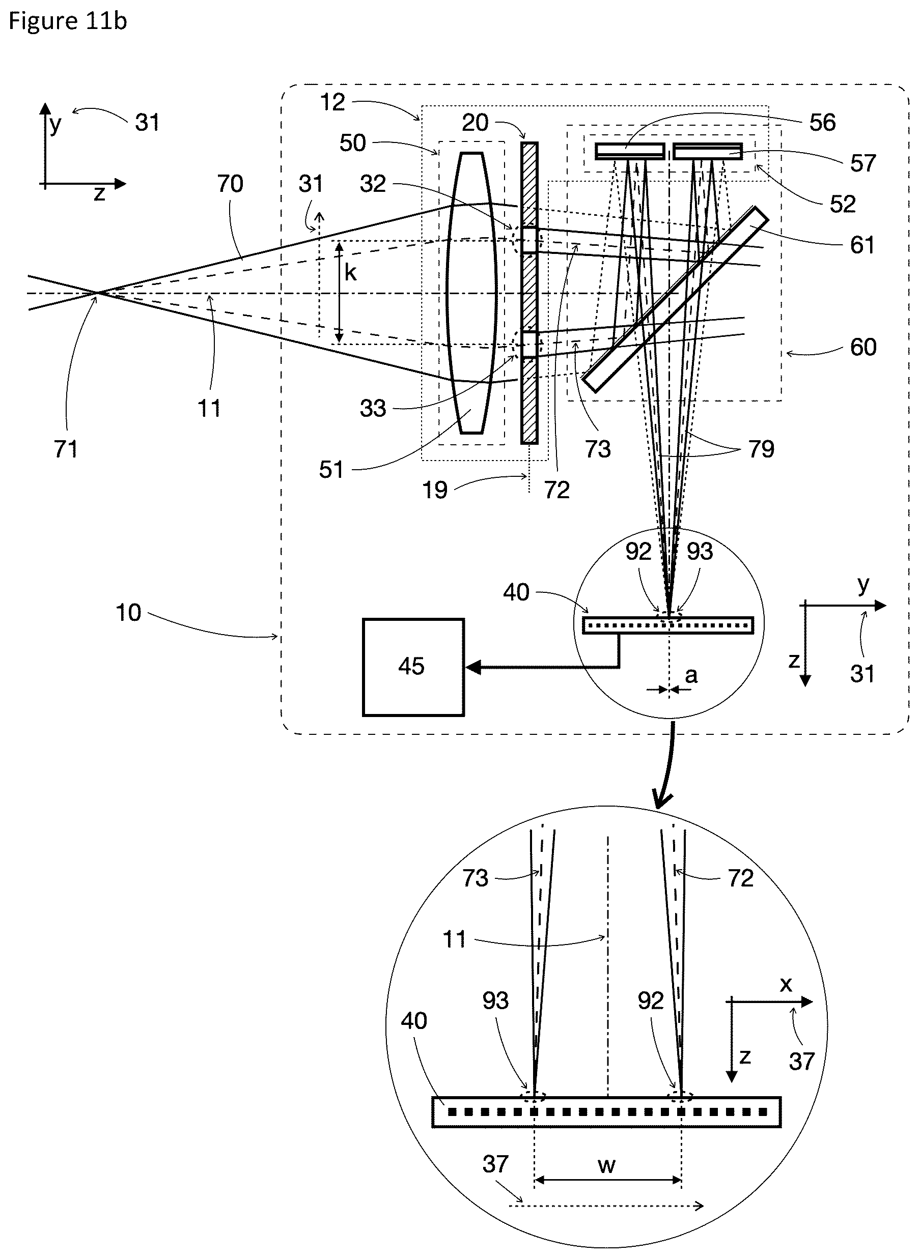 Patent US12313455 Figure 10 – Device and method for determining a focal point