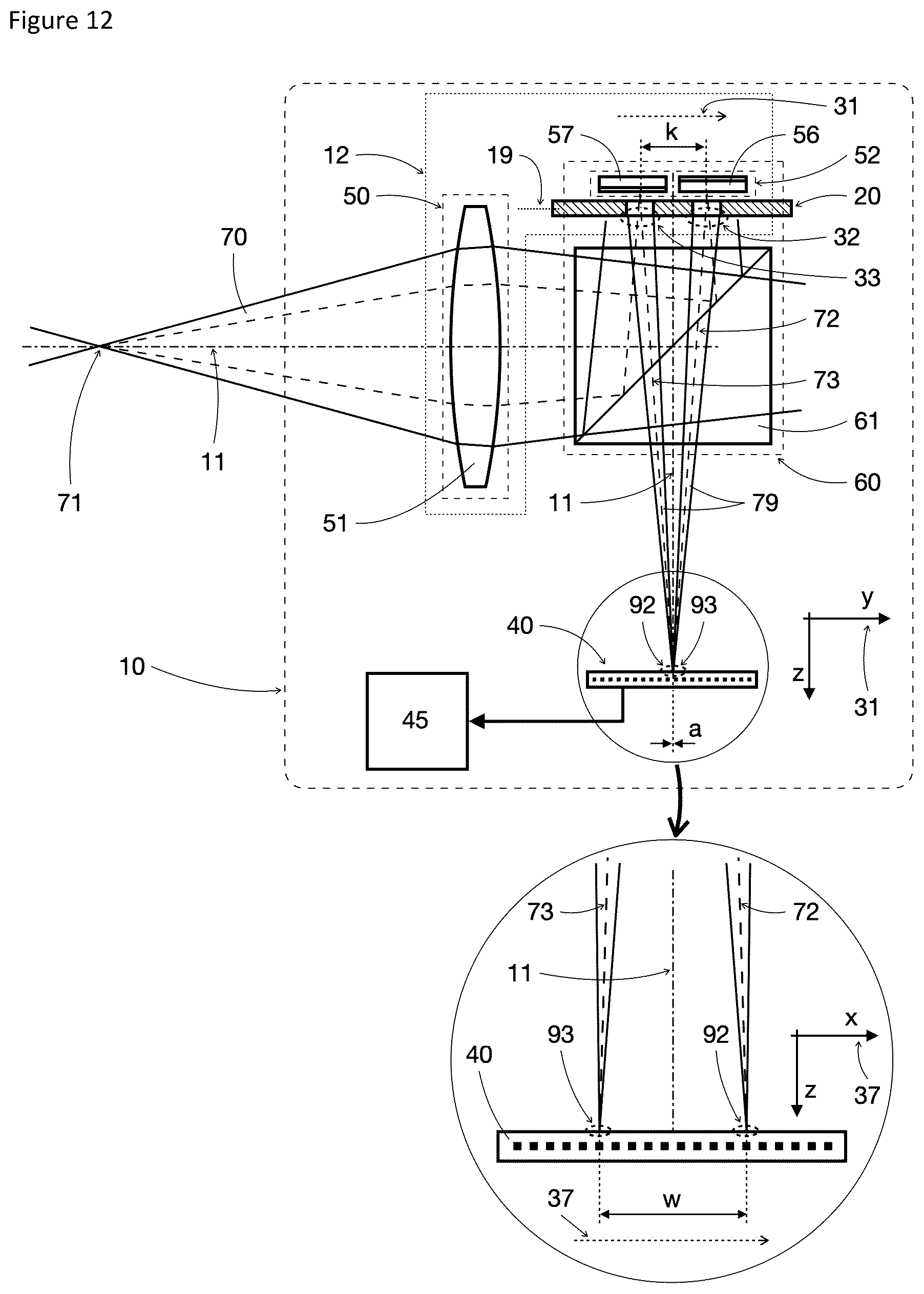 Patent US12313455 Figure 11 – Device and method for determining a focal point