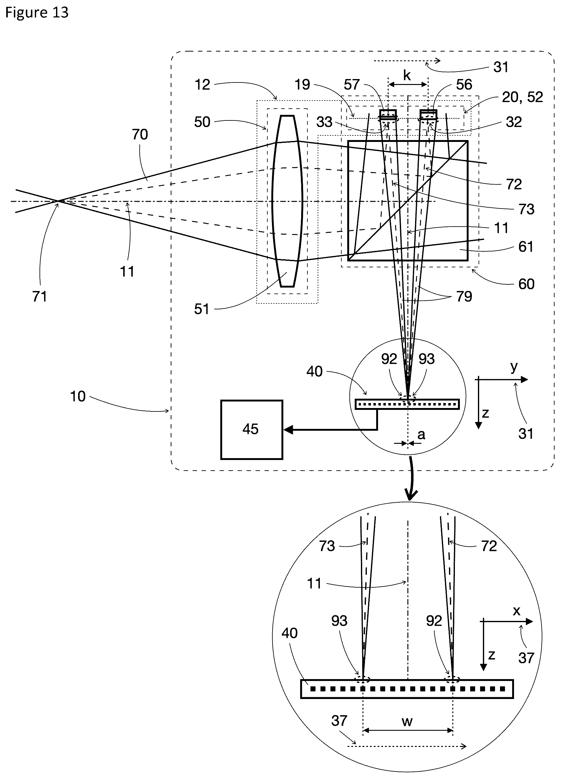 Patent US12313455 Figure 12 – Device and method for determining a focal point