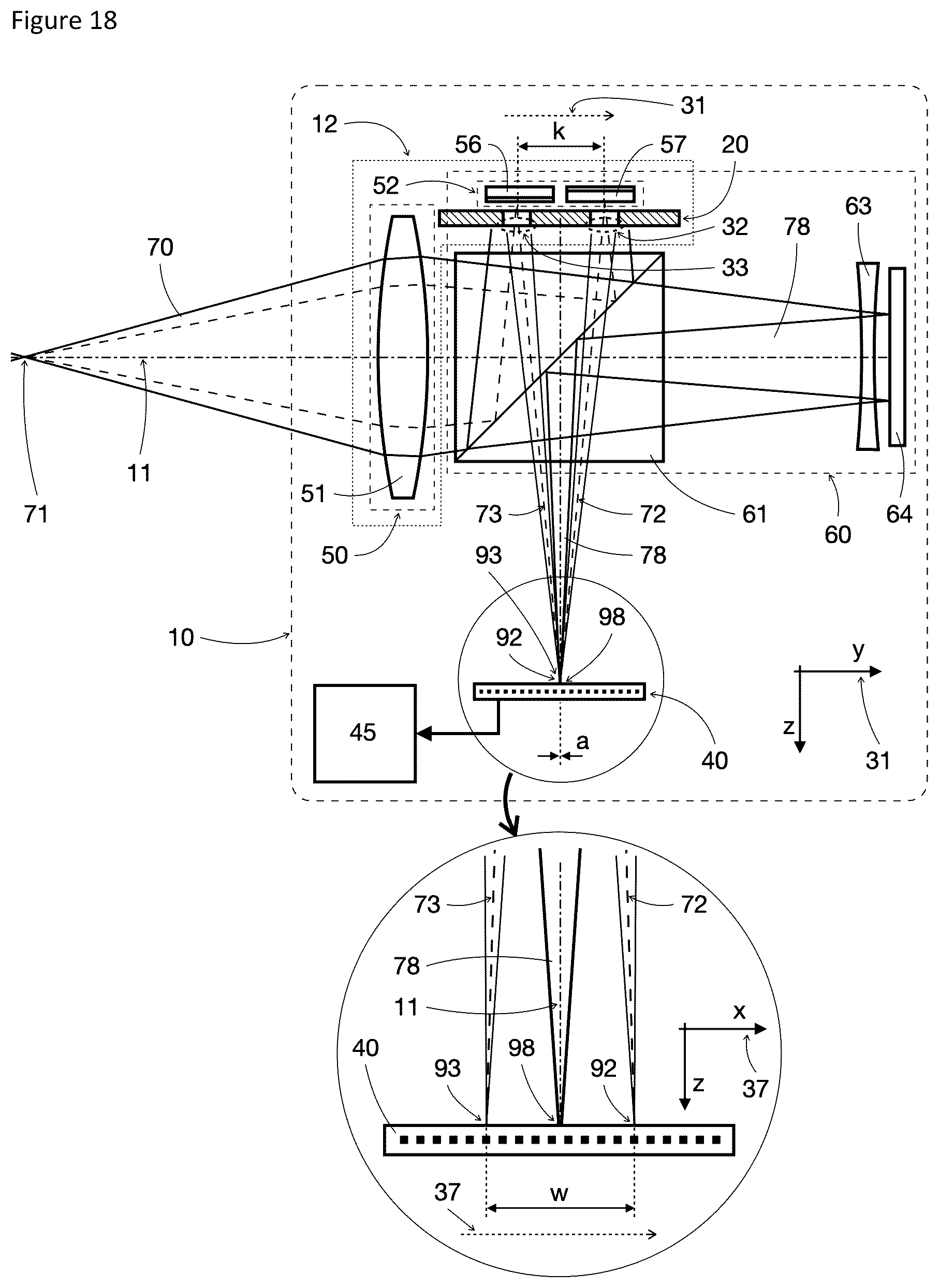 Patent US12313455 Figure 20 – Device and method for determining a focal point