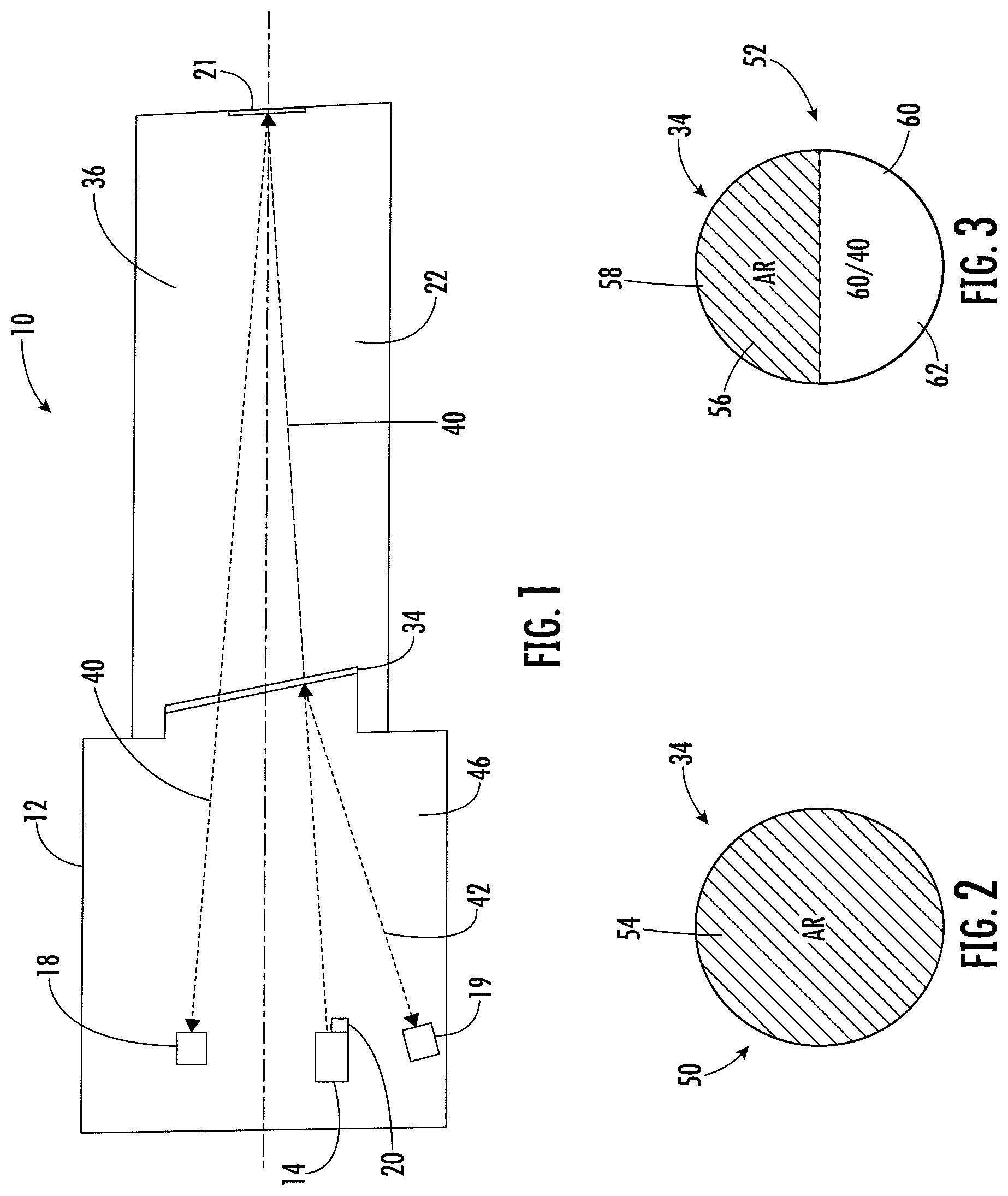 Patent US12313461 Figure 1 – Multi-sectioned window for spectroscopic device