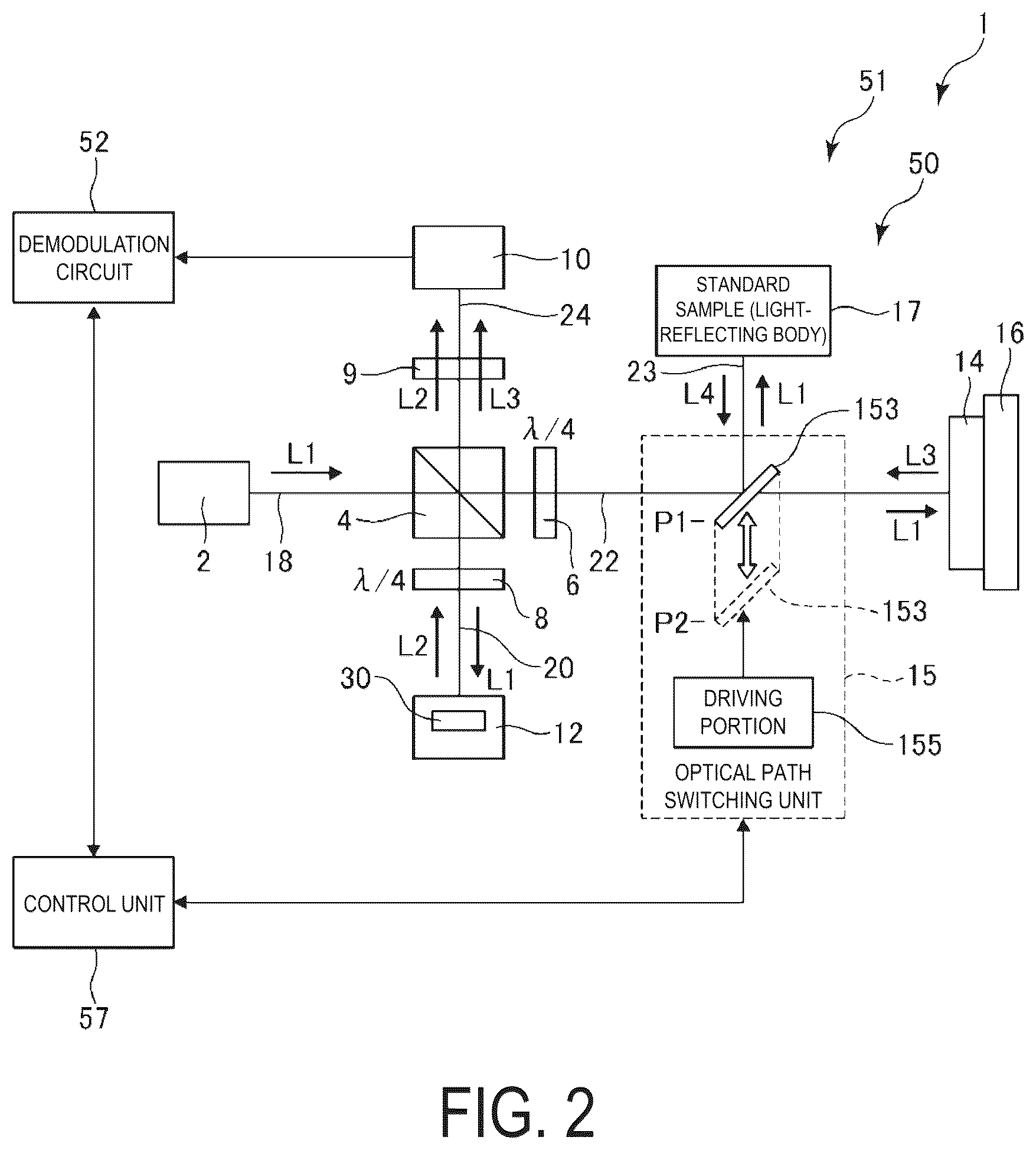 Patent US12313469 Figure 2 – Laser interferometer