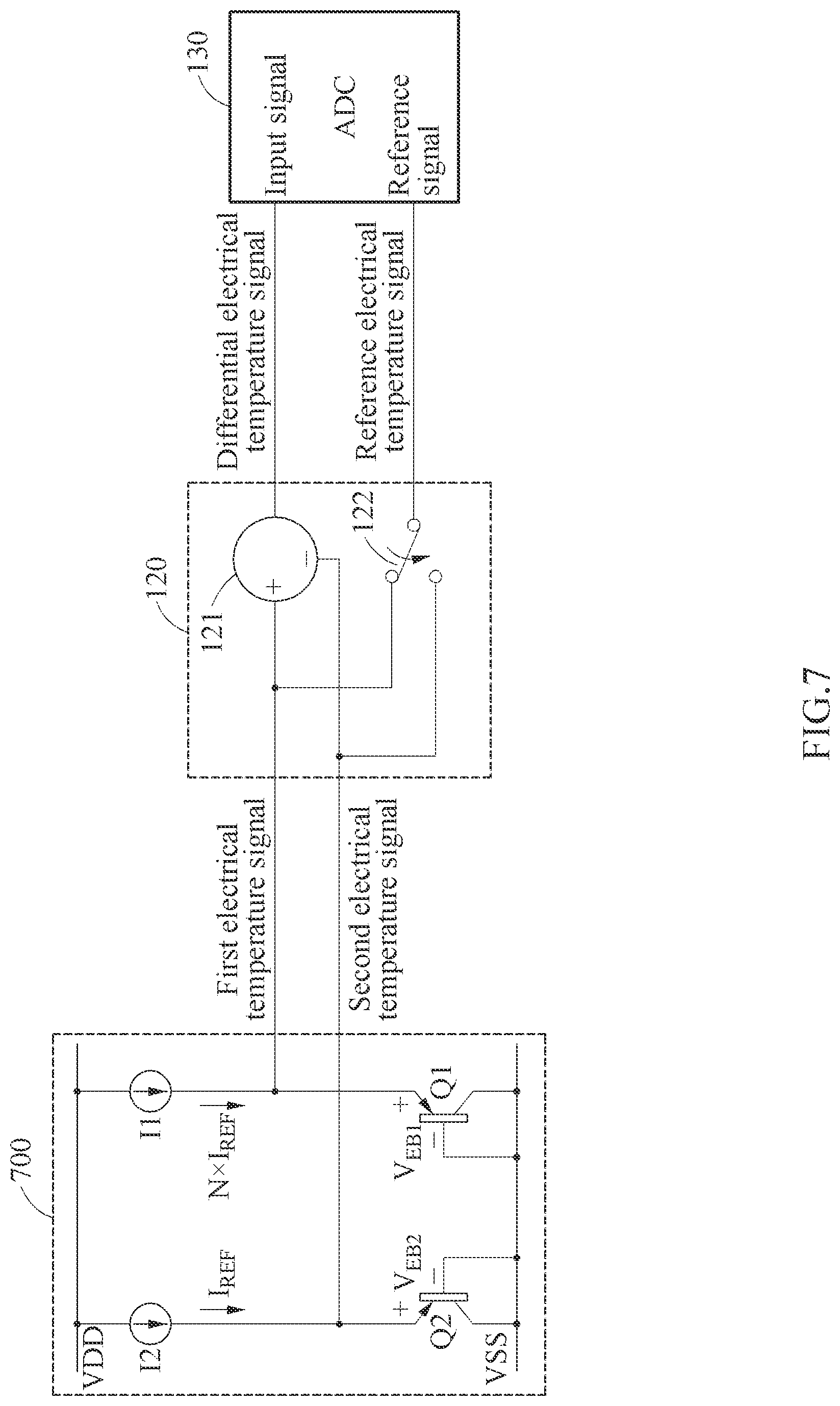 Patent US12313474 Figure 7 – Semiconductor-based temperature sensor and method of operating the same