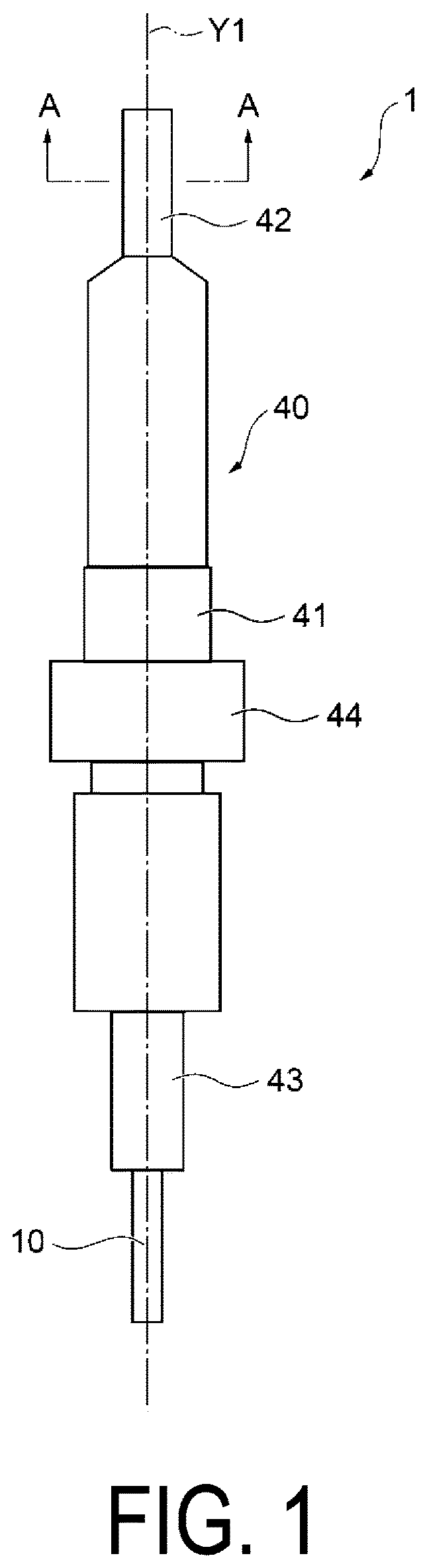 Patent US12313475 — Temperature sensor and temperature measurement system — Figure 1