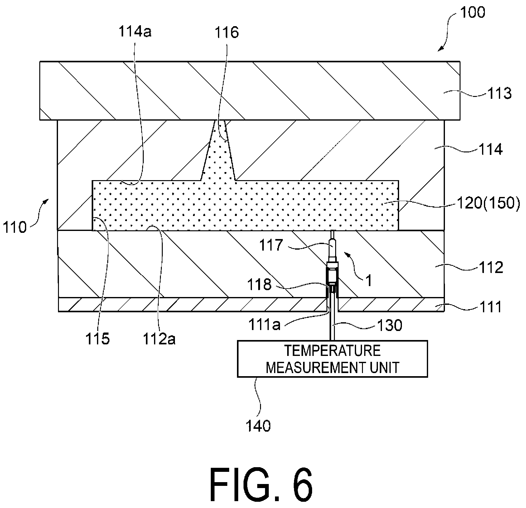 Patent US12313475 Figure 6 – Temperature sensor and temperature measurement system