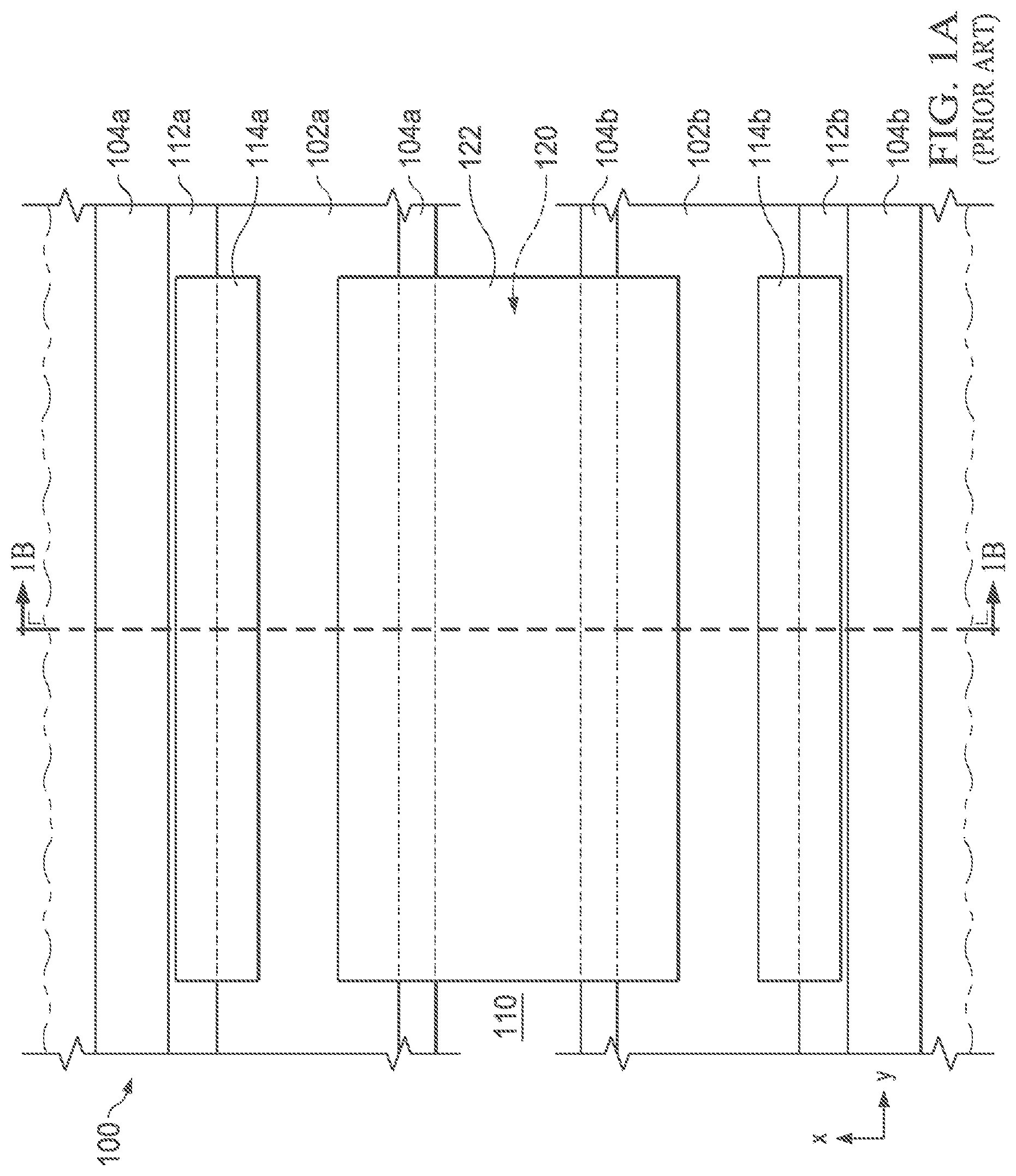 Patent US12313476 Figure 1 – Temperature sensor integrated in a transistor array