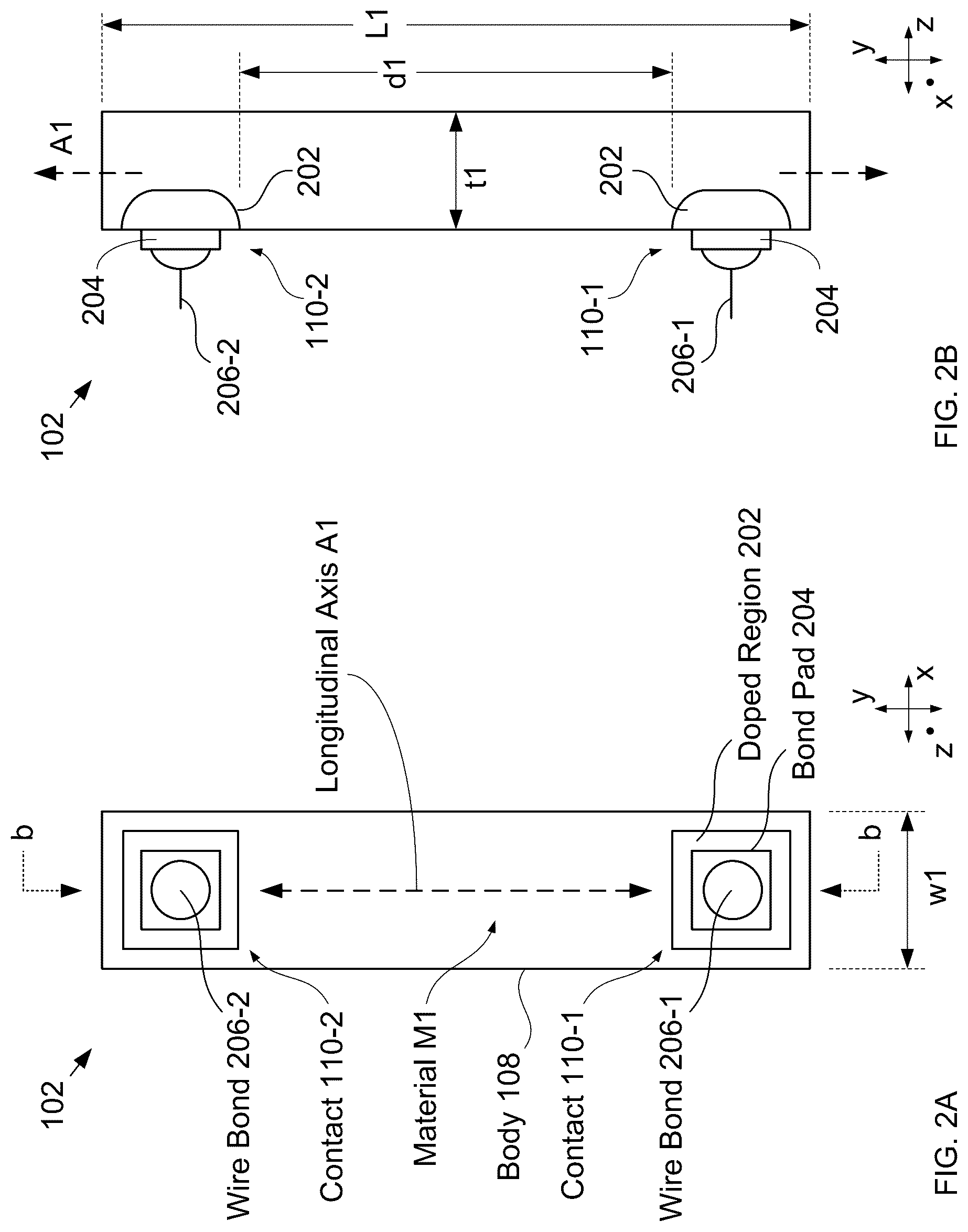 Patent US12313479 Figure 2 – Semiconductor strain gage