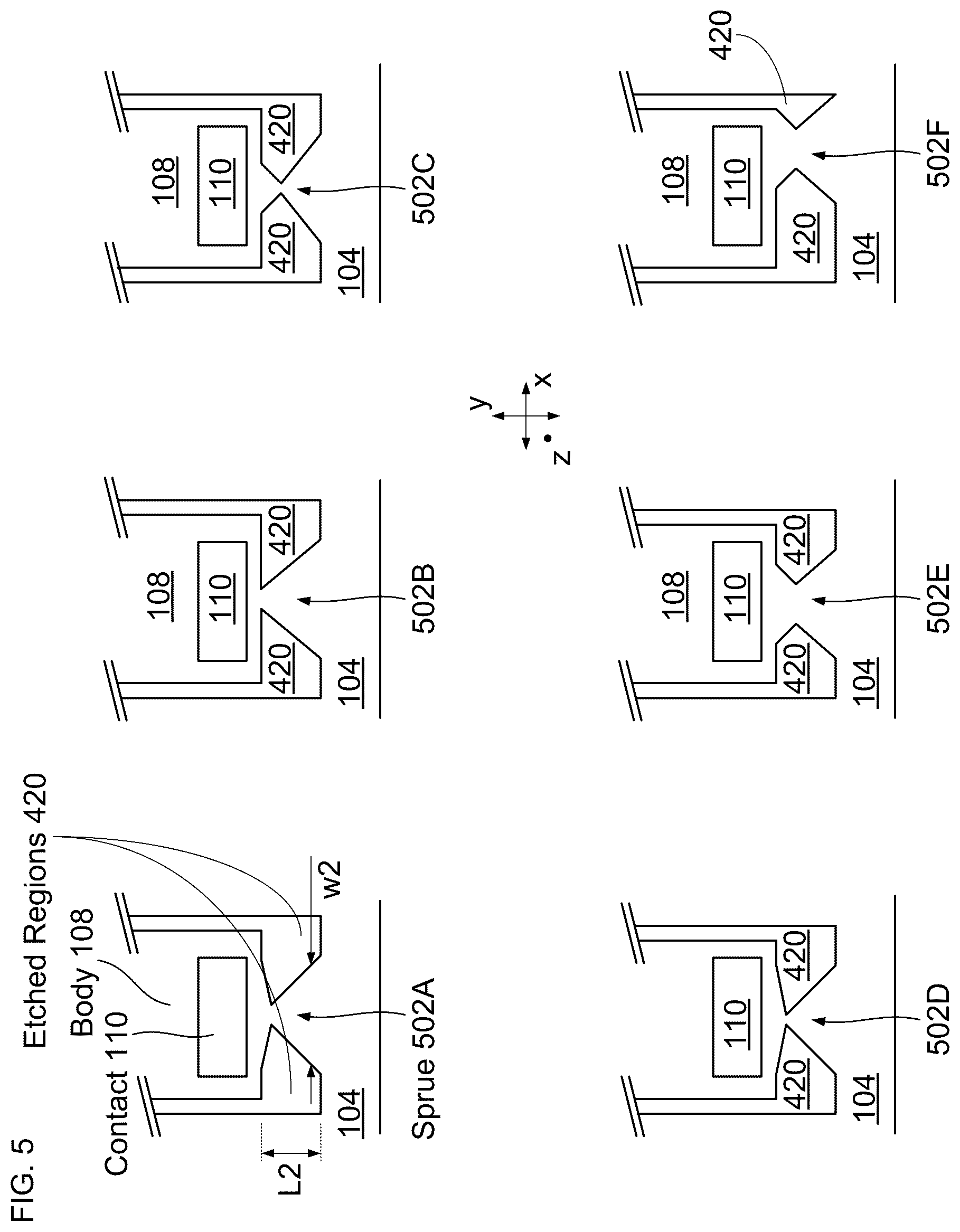Patent US12313479 Figure 6 – Semiconductor strain gage