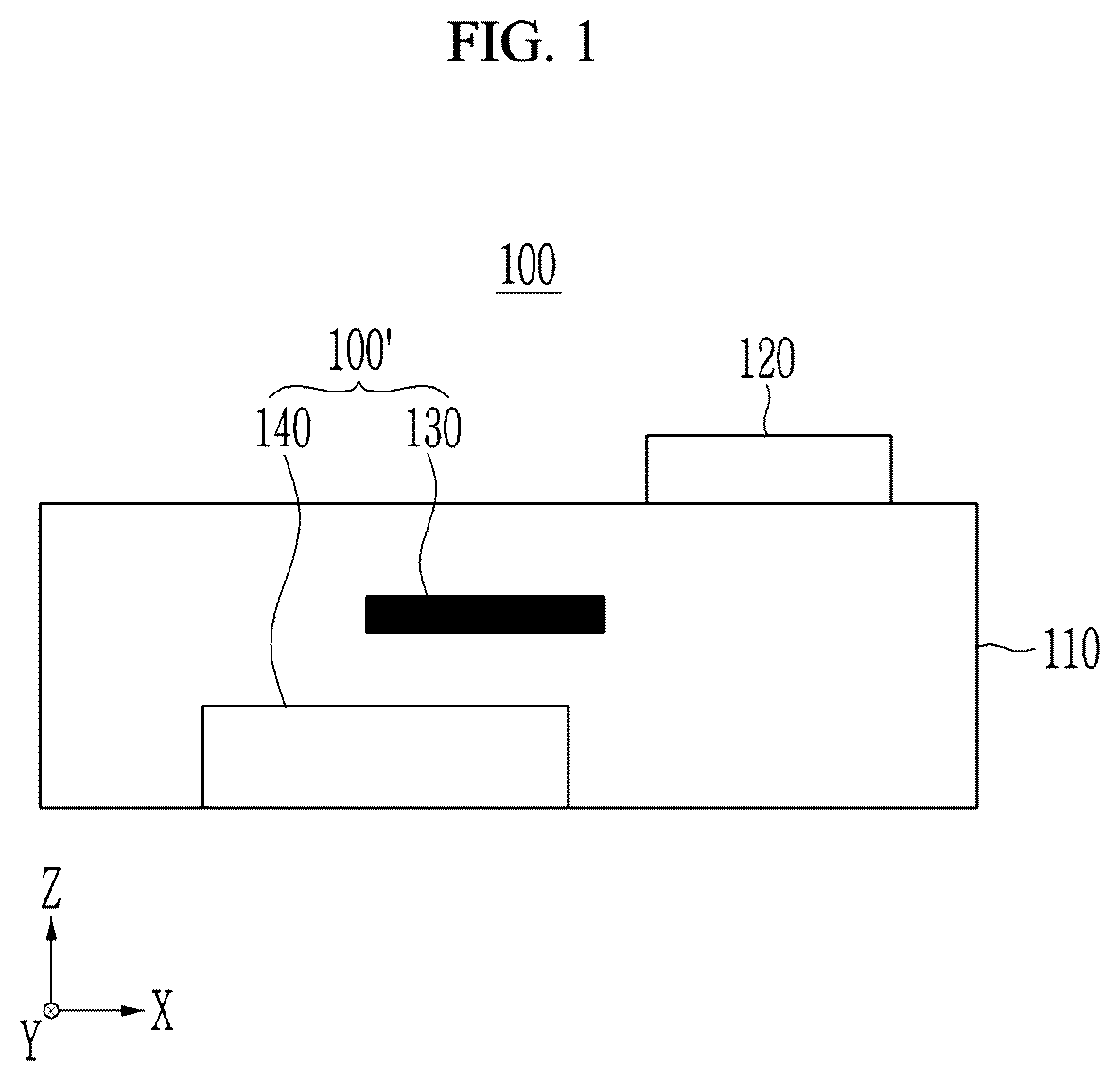 Patent US12313481 Figure 1 – Stretchable strain sensor, combination sensor, and display panel and device