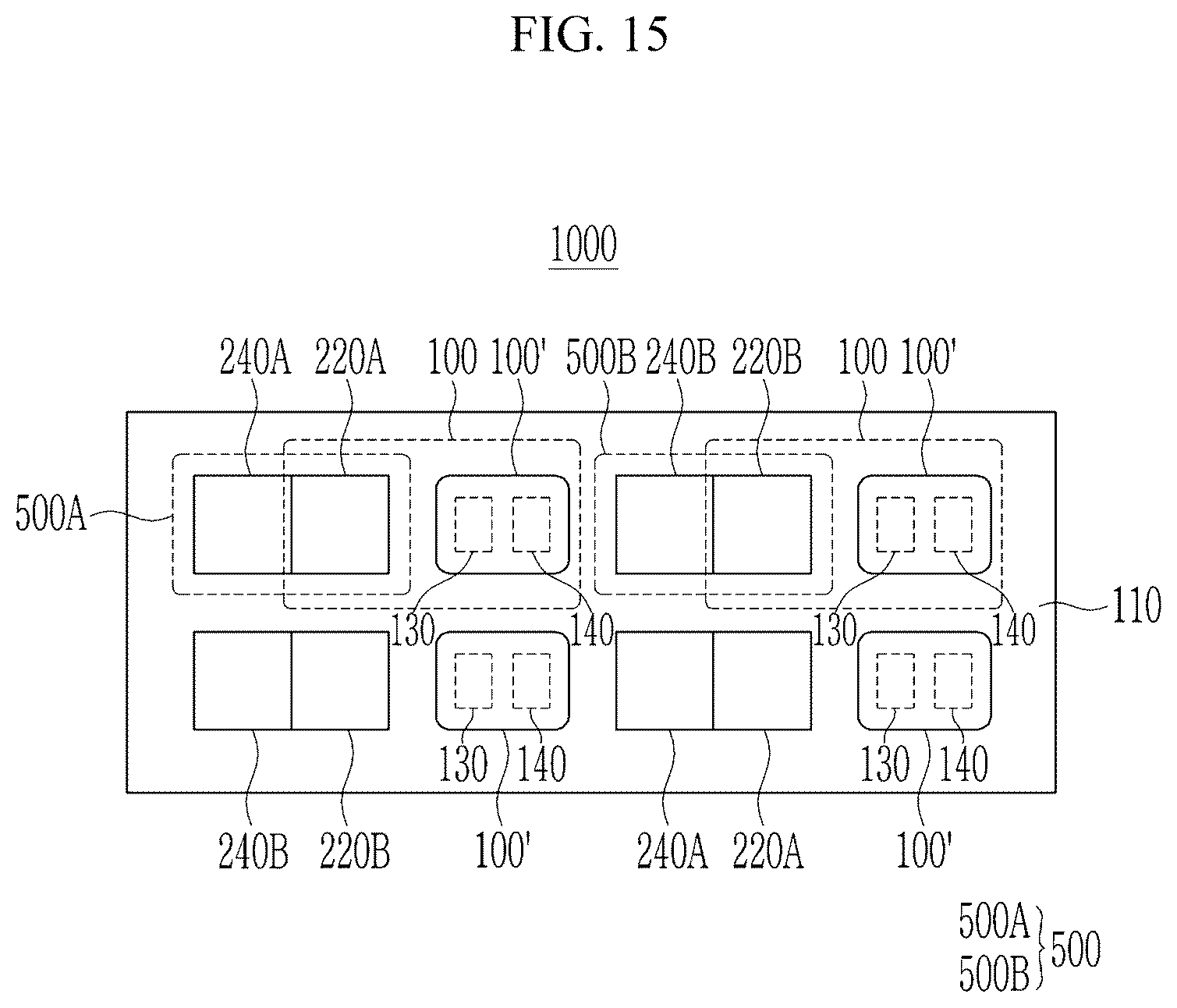 Patent US12313481 Figure 15 – Stretchable strain sensor, combination sensor, and display panel and device