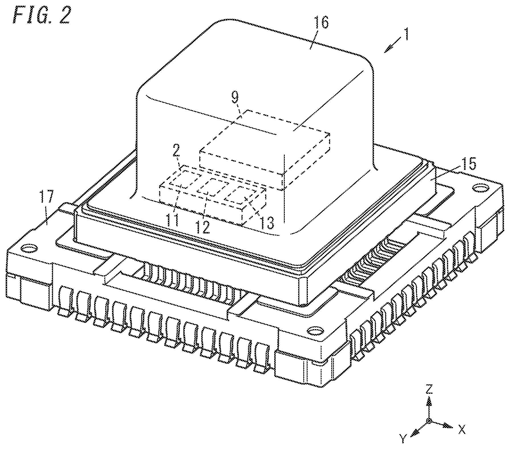 Patent US12313482 Figure 2 – Sensor system, sensing method, and program