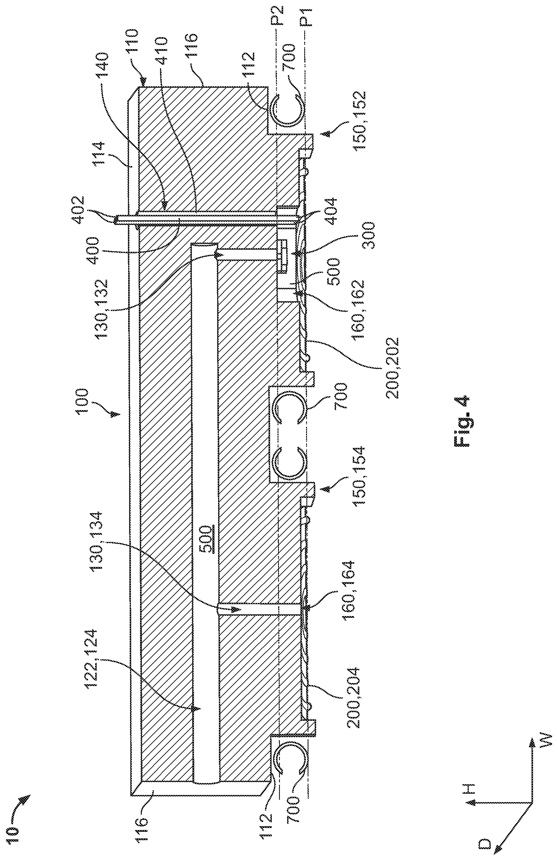 Patent US12313483 Figure 4 – Sensor having a plurality of diaphragms