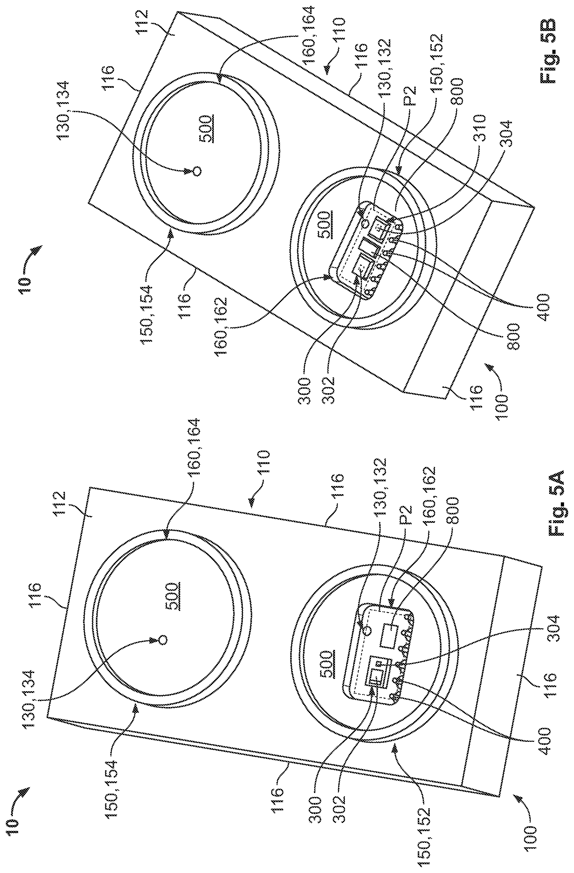 Patent US12313483 Figure 5 – Sensor having a plurality of diaphragms