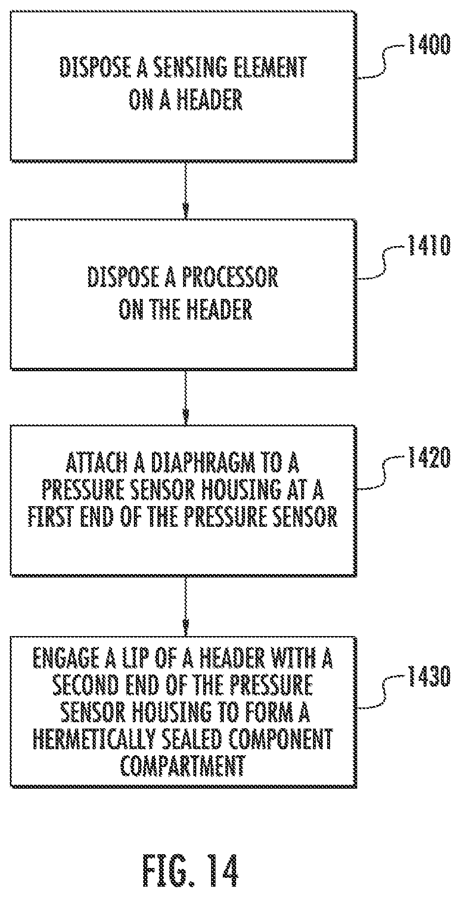 Patent US12313487 Figure 14 – Pressure sensors and methods of manufacturing a pressure sensor