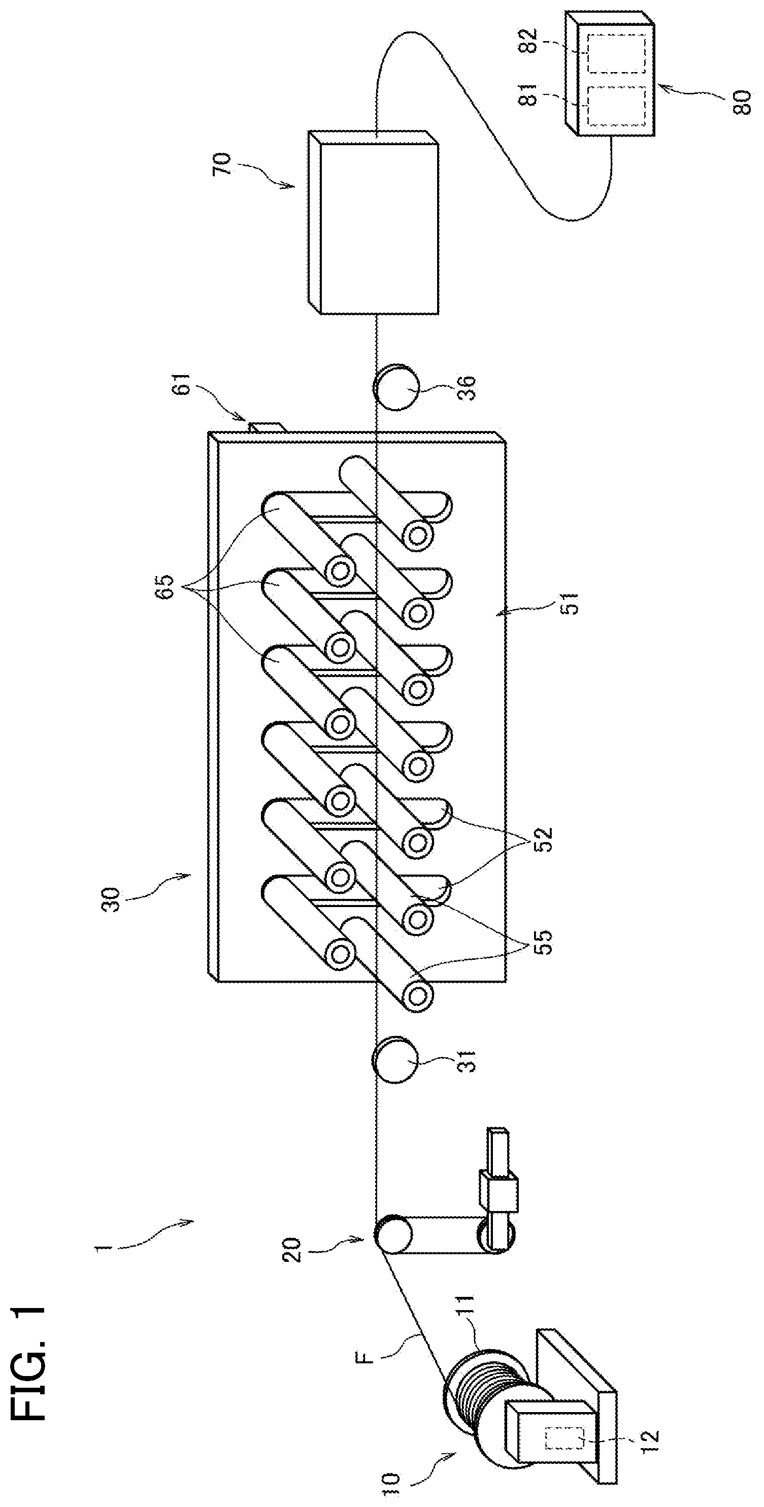 Patent US12313490 Figure 1 – Bending-imparting device for measuring bending loss, and bending test device