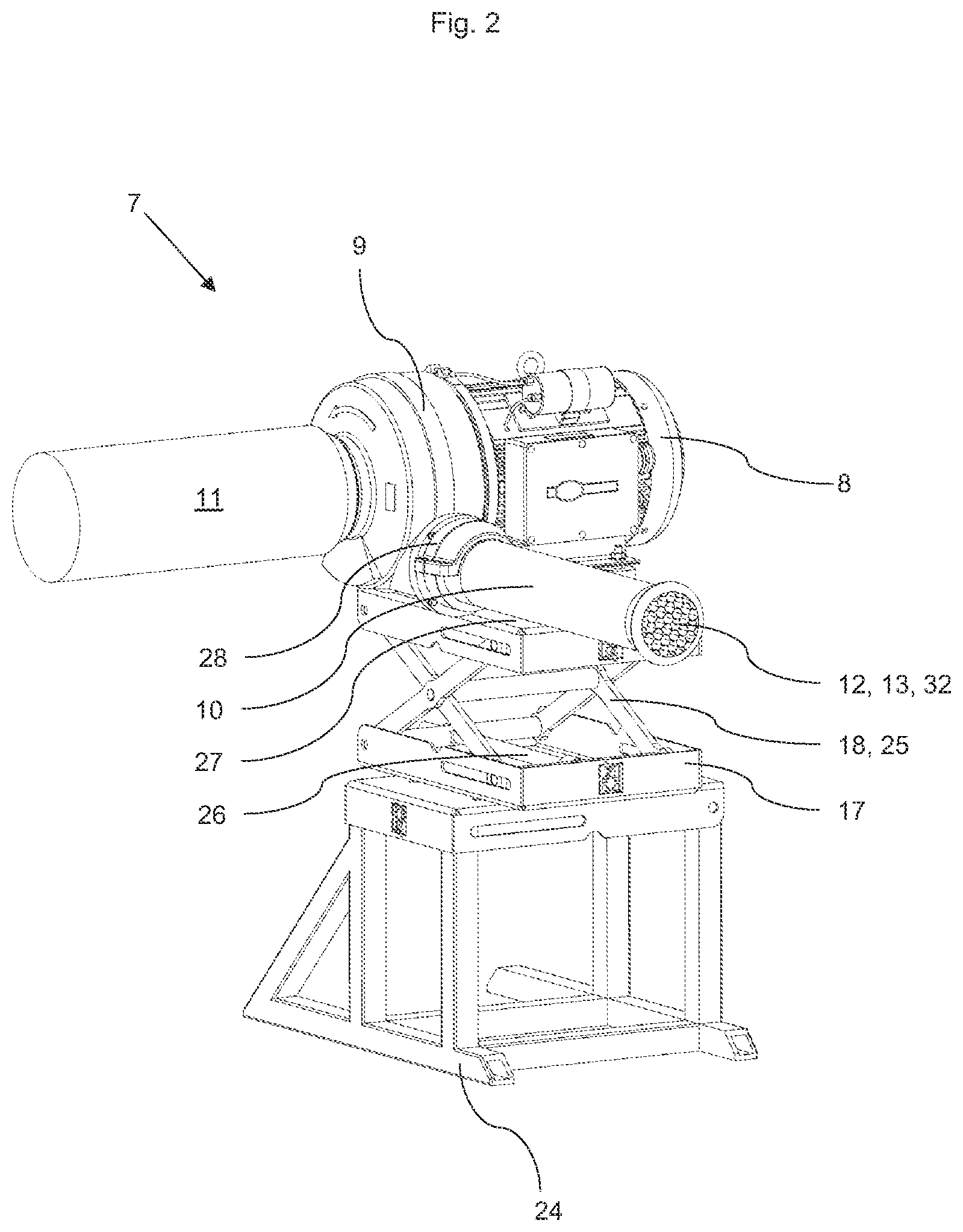 Patent US12313498 Figure 2 – Chassis dynamometer