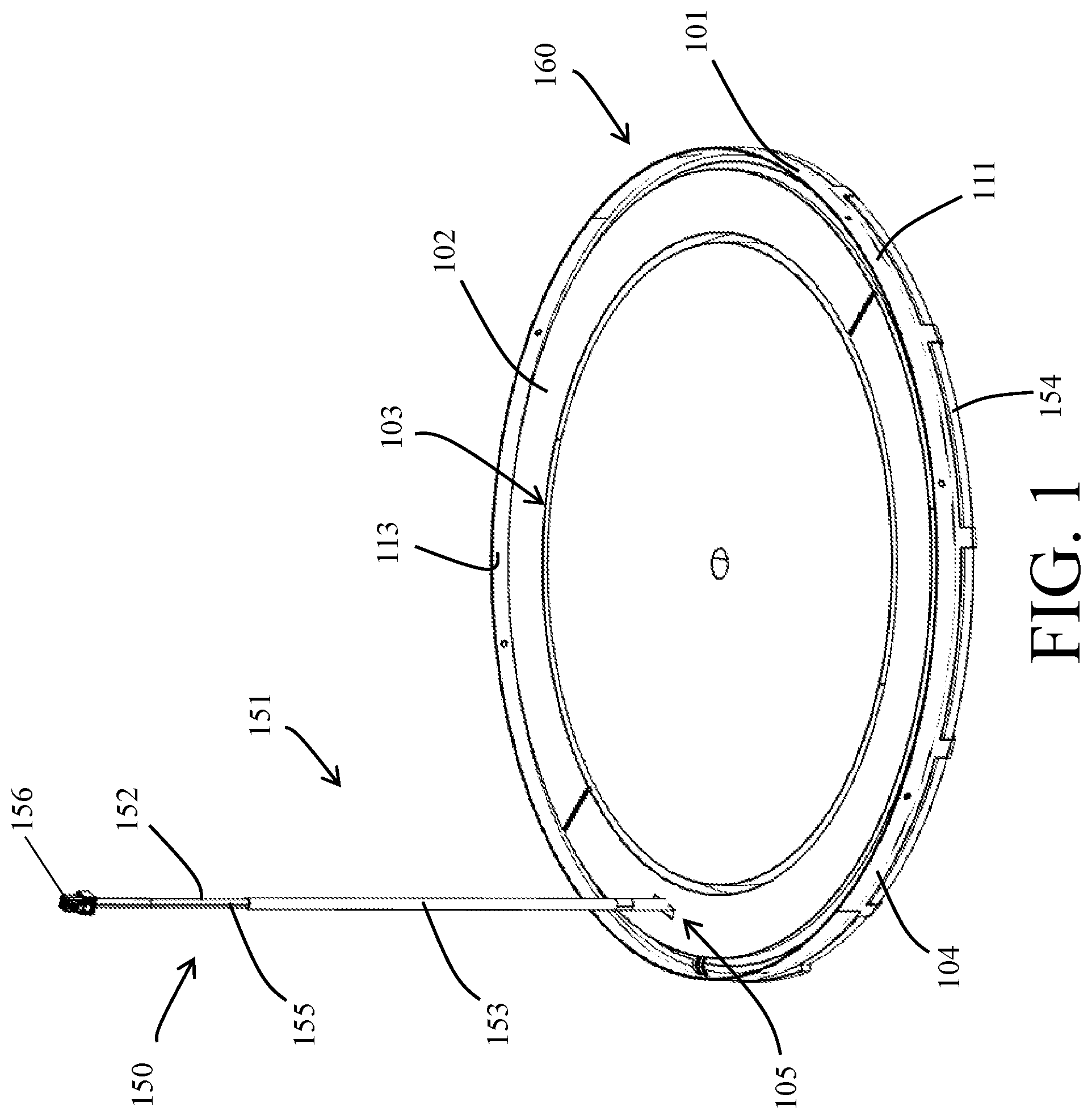 Patent US12313499 Figure 1 – Water heater with an integrated leak detection system